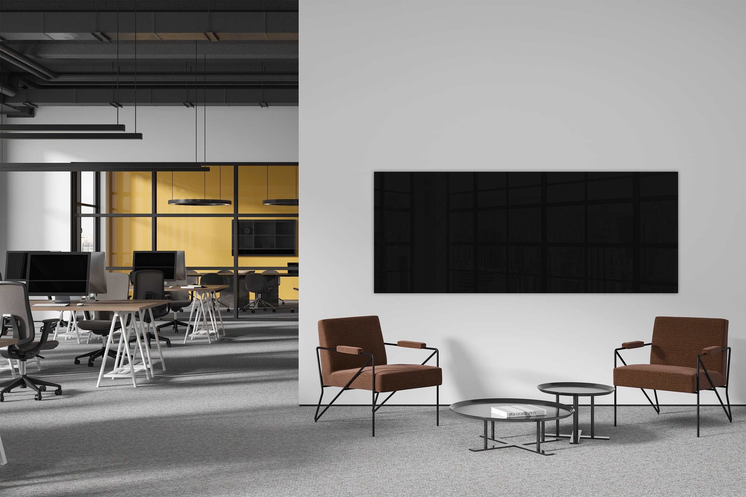 Mydesignglas Glas Whiteboard - Night Sky – magnetisch & kratzfest