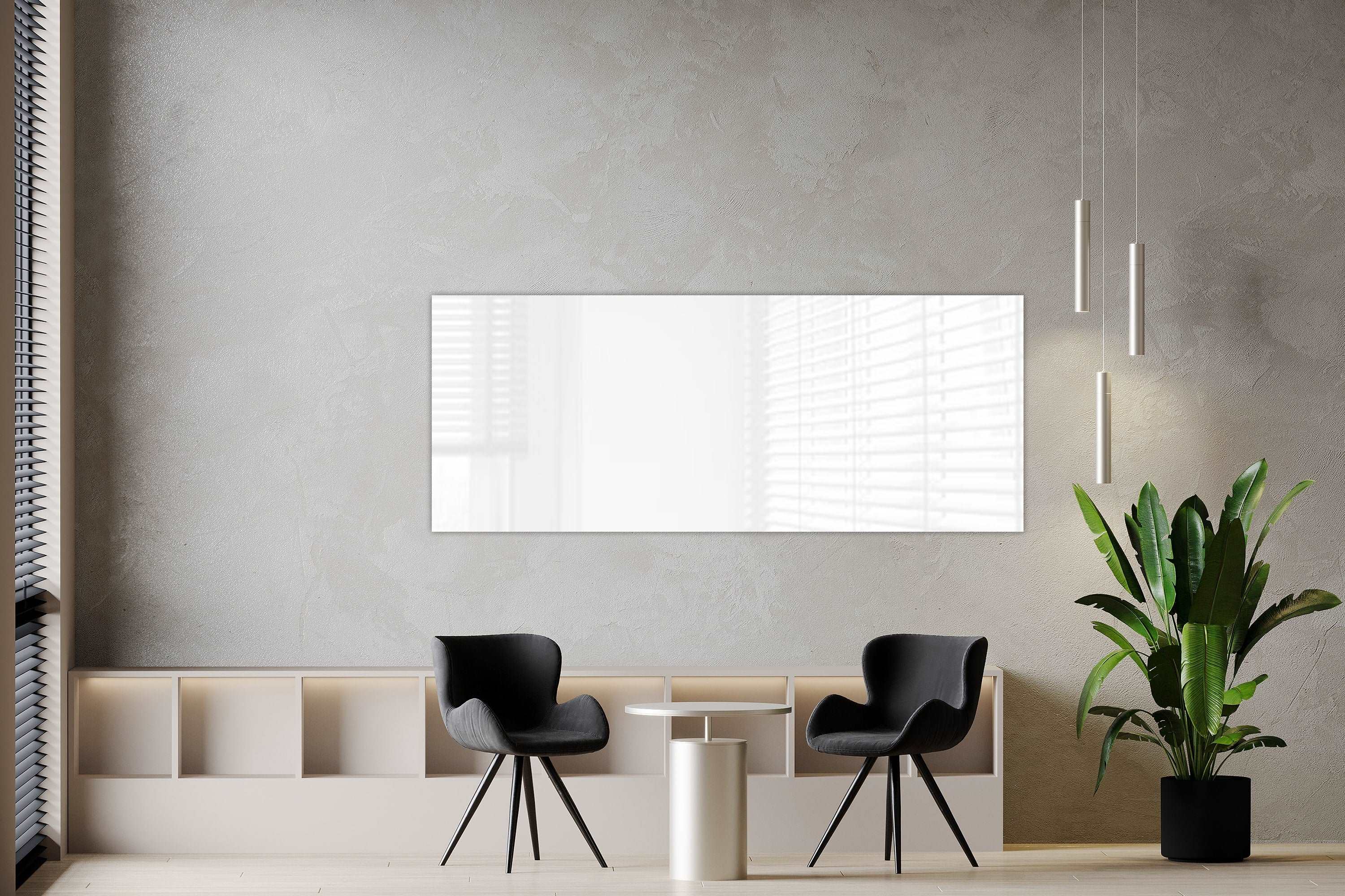 Mydesignglas Glas Whiteboard - Snow White - magnetisch & kratzfest