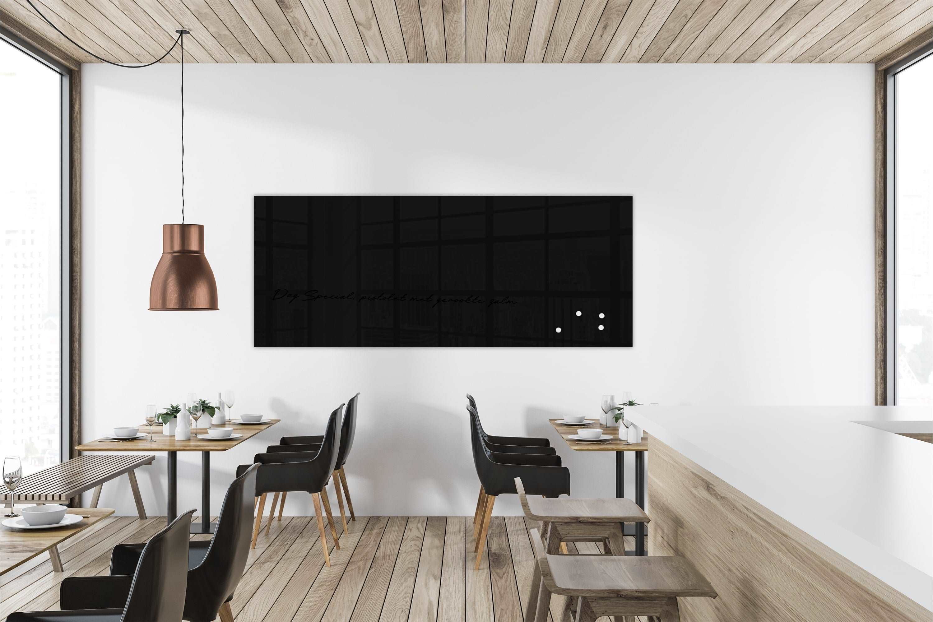 Mydesignglas Glas Whiteboard - Night Sky – magnetisch & kratzfest