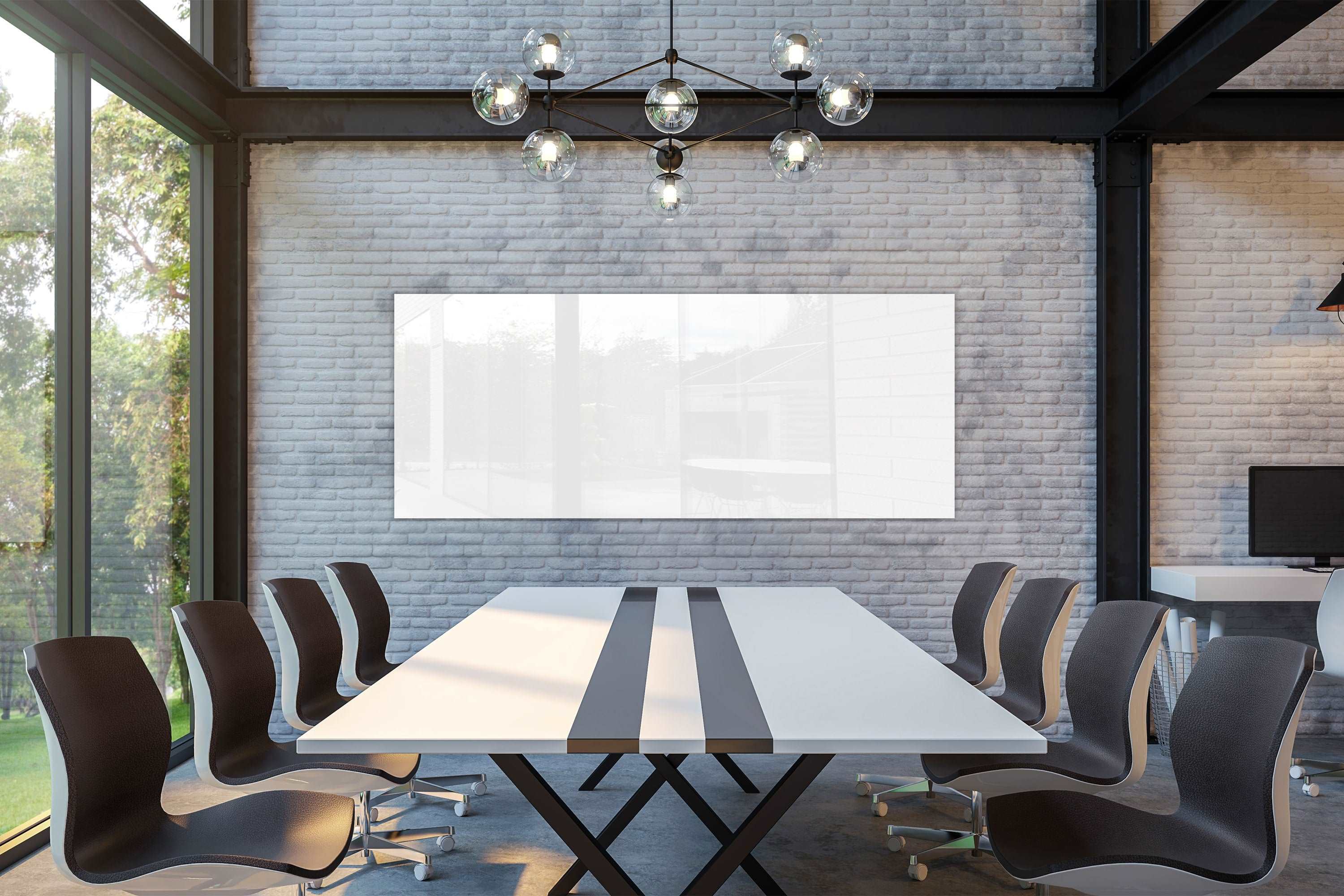 Mydesignglas Glas Whiteboard - Snow White - magnetisch & kratzfest