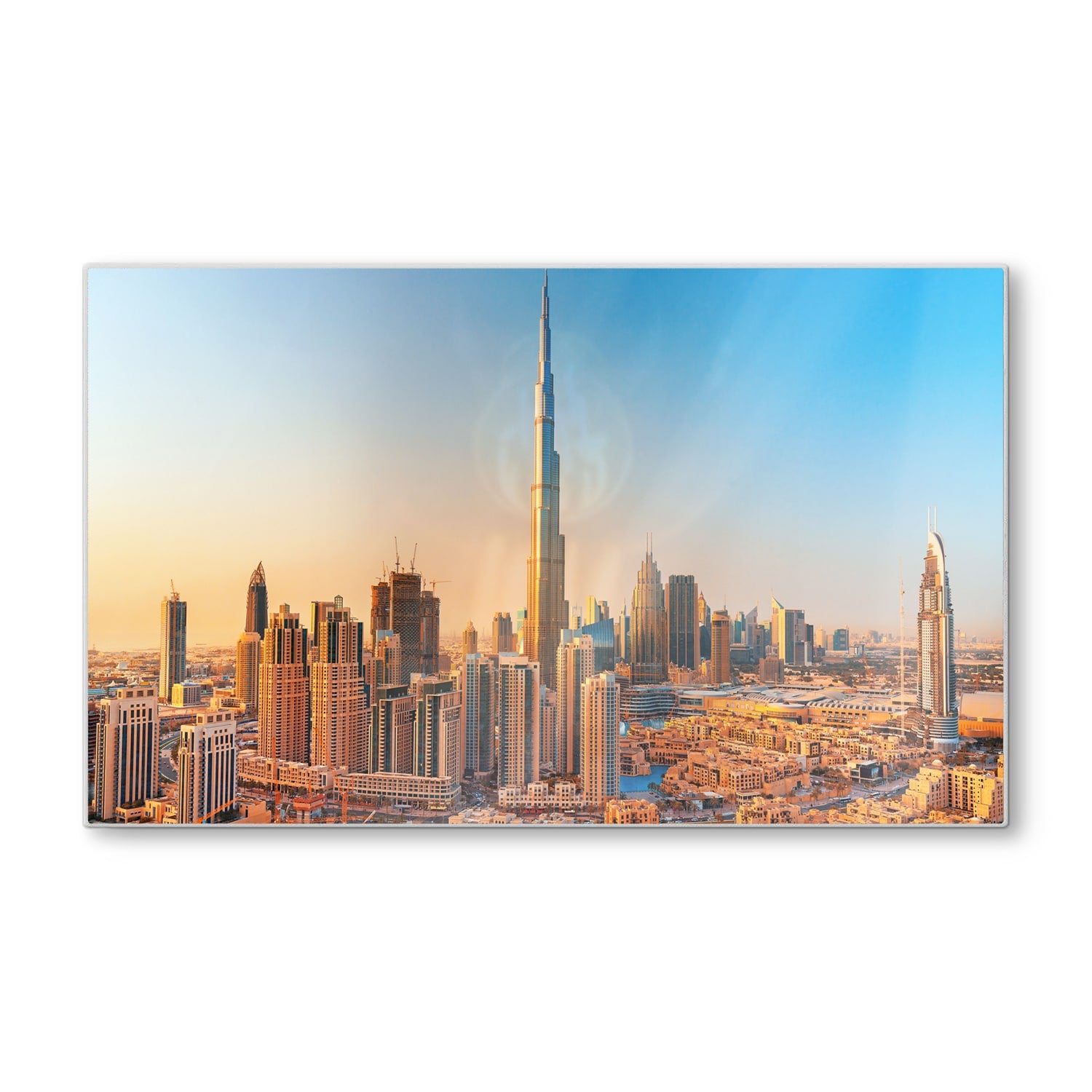 Schneidebrett - Sonnenuntergang in Dubai
