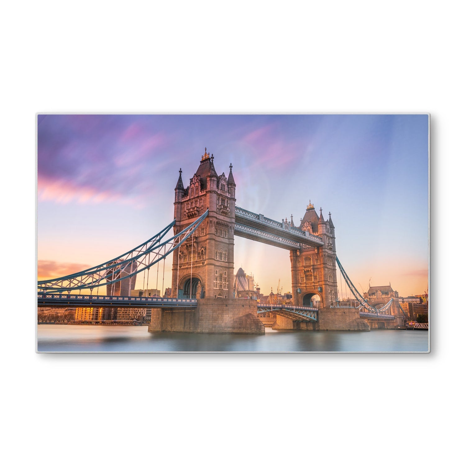 Schneidebrett - Tower Bridge bei Sonnenuntergang