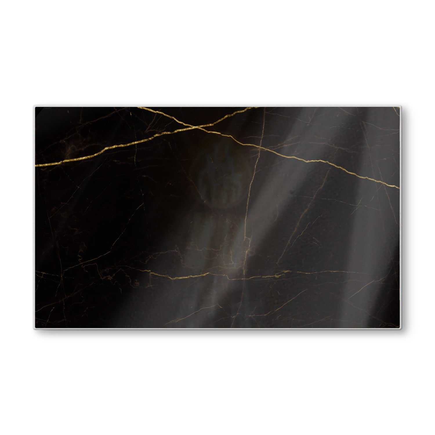 Schneidebrett - Schwarzer Marmor mit goldenen Adern