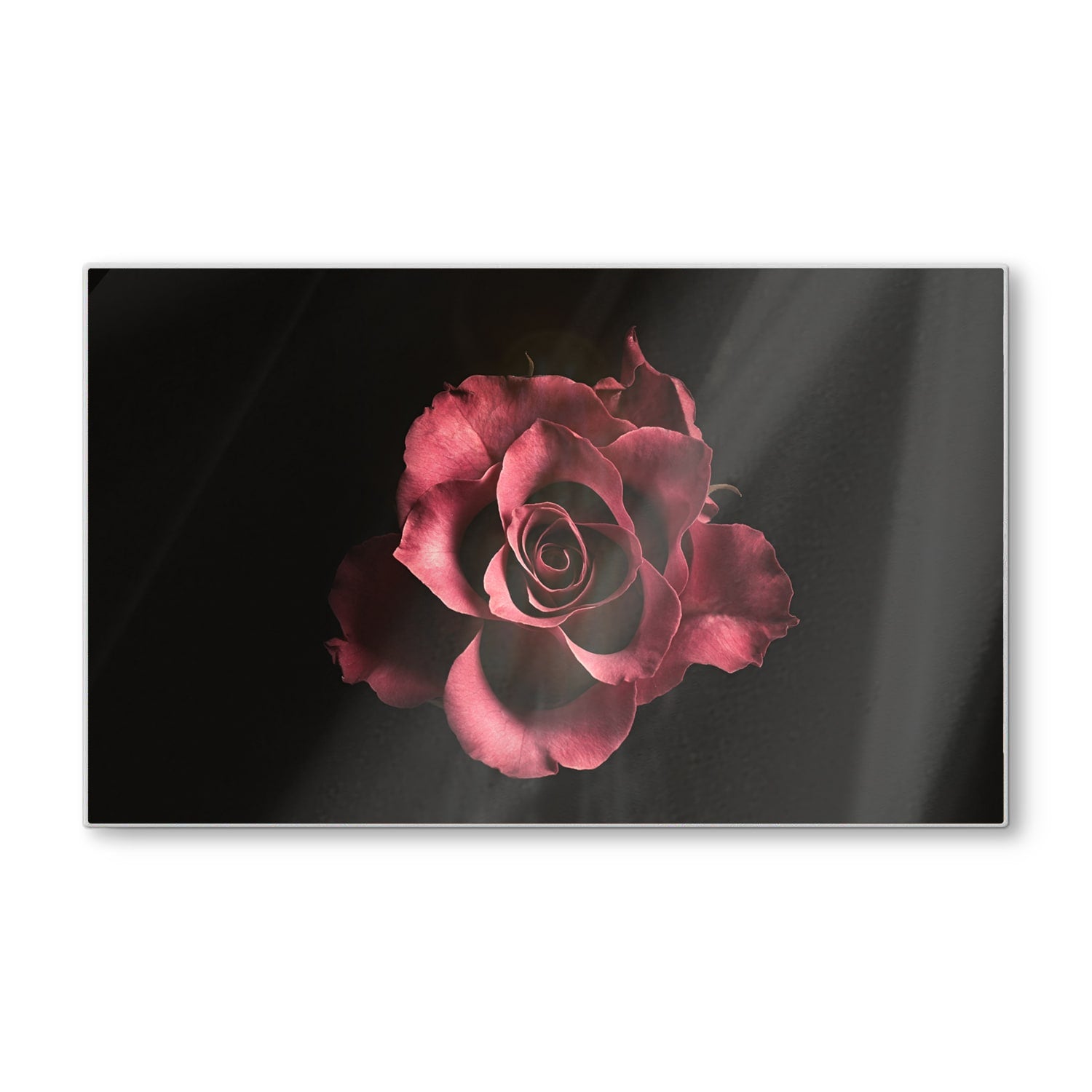 Schneidebrett - Samtige Rose
