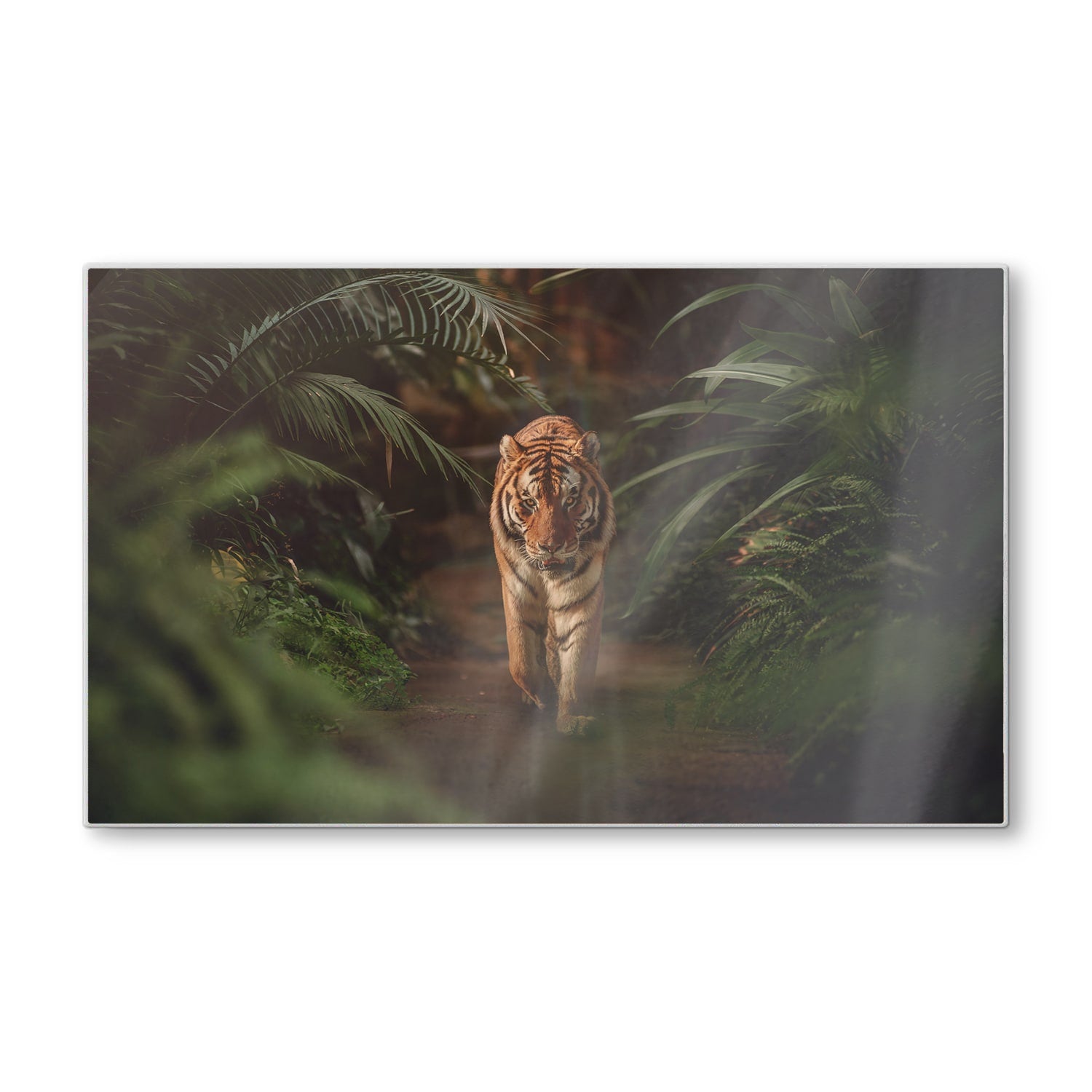 Schneidebrett - Tiger im Wald