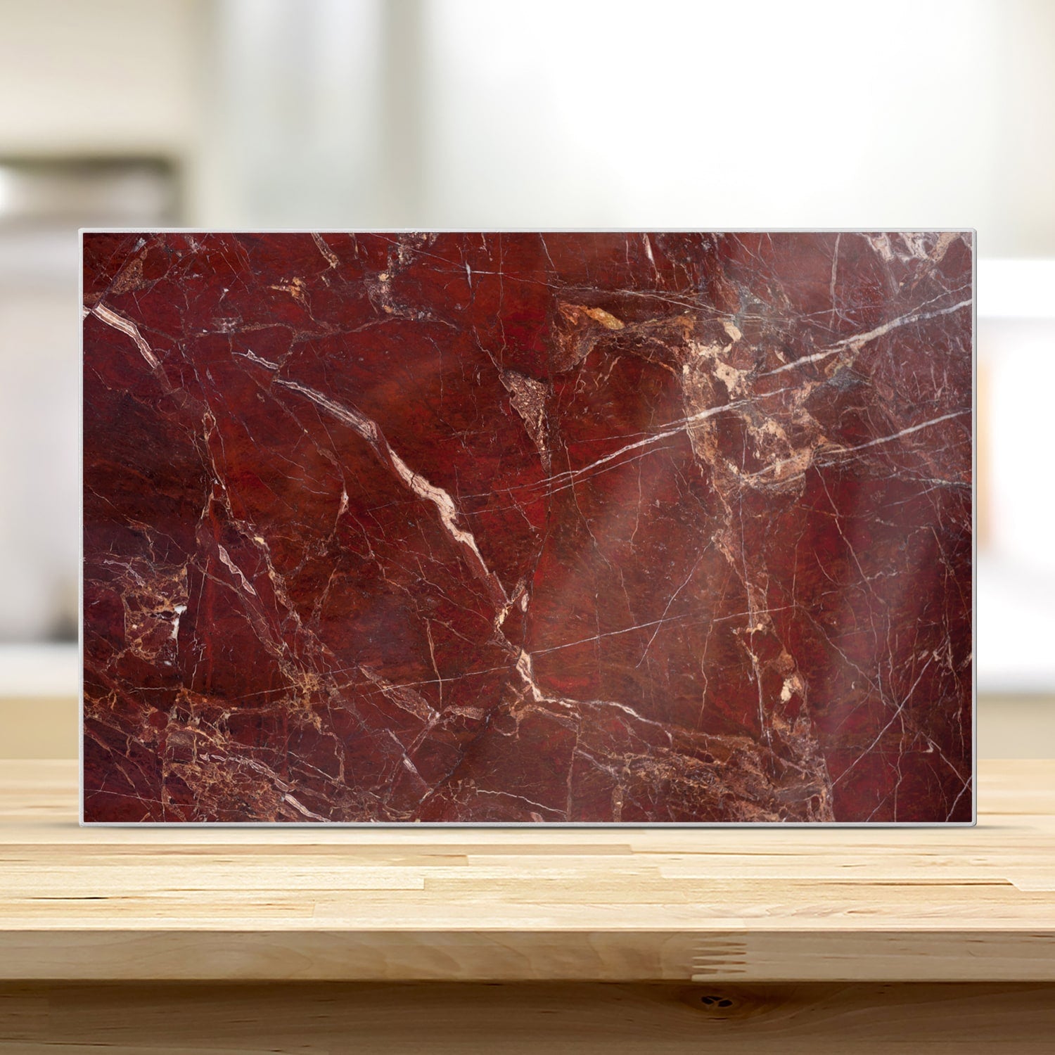 Schneidebrett - Roter Marmor