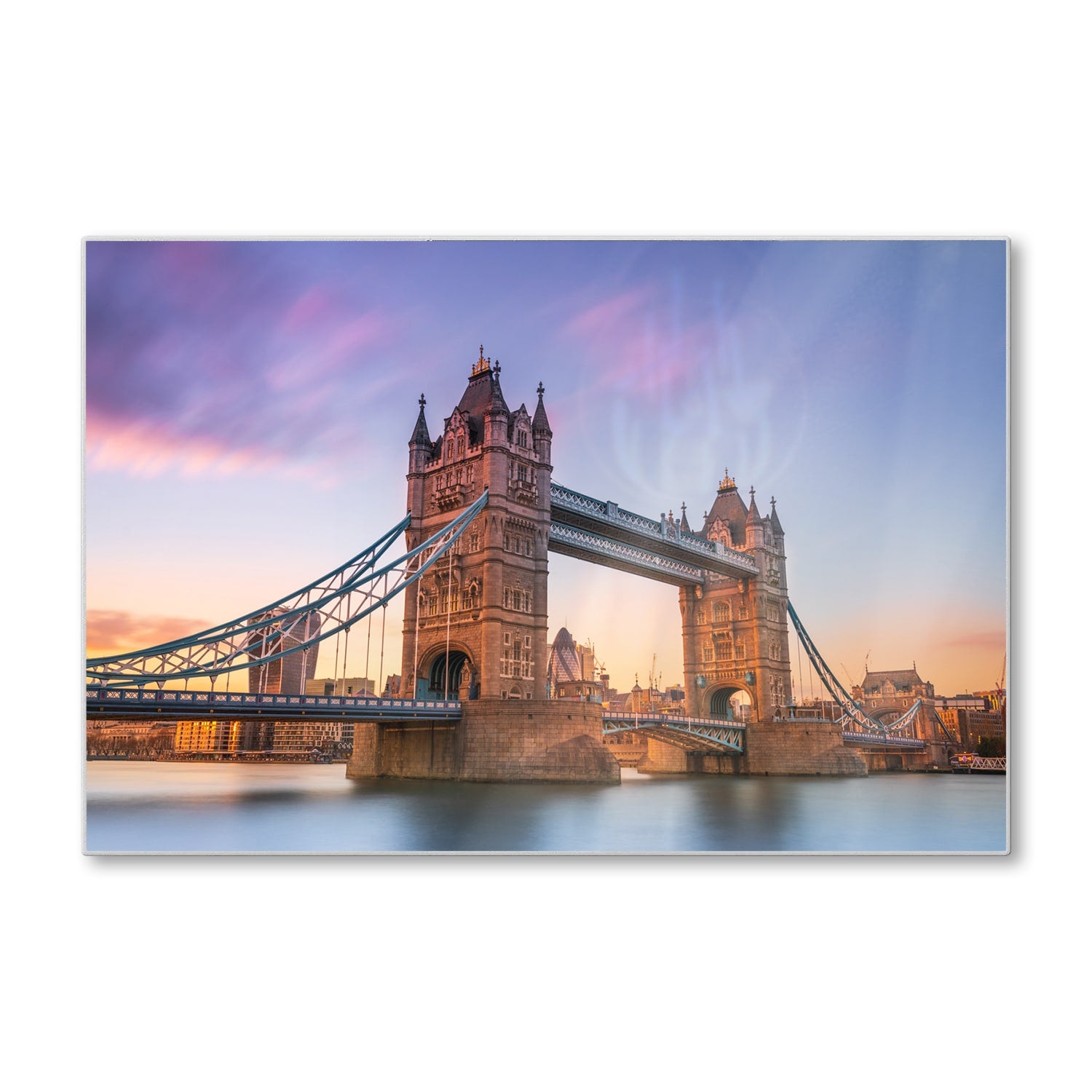 Schneidebrett - Tower Bridge bei Sonnenuntergang