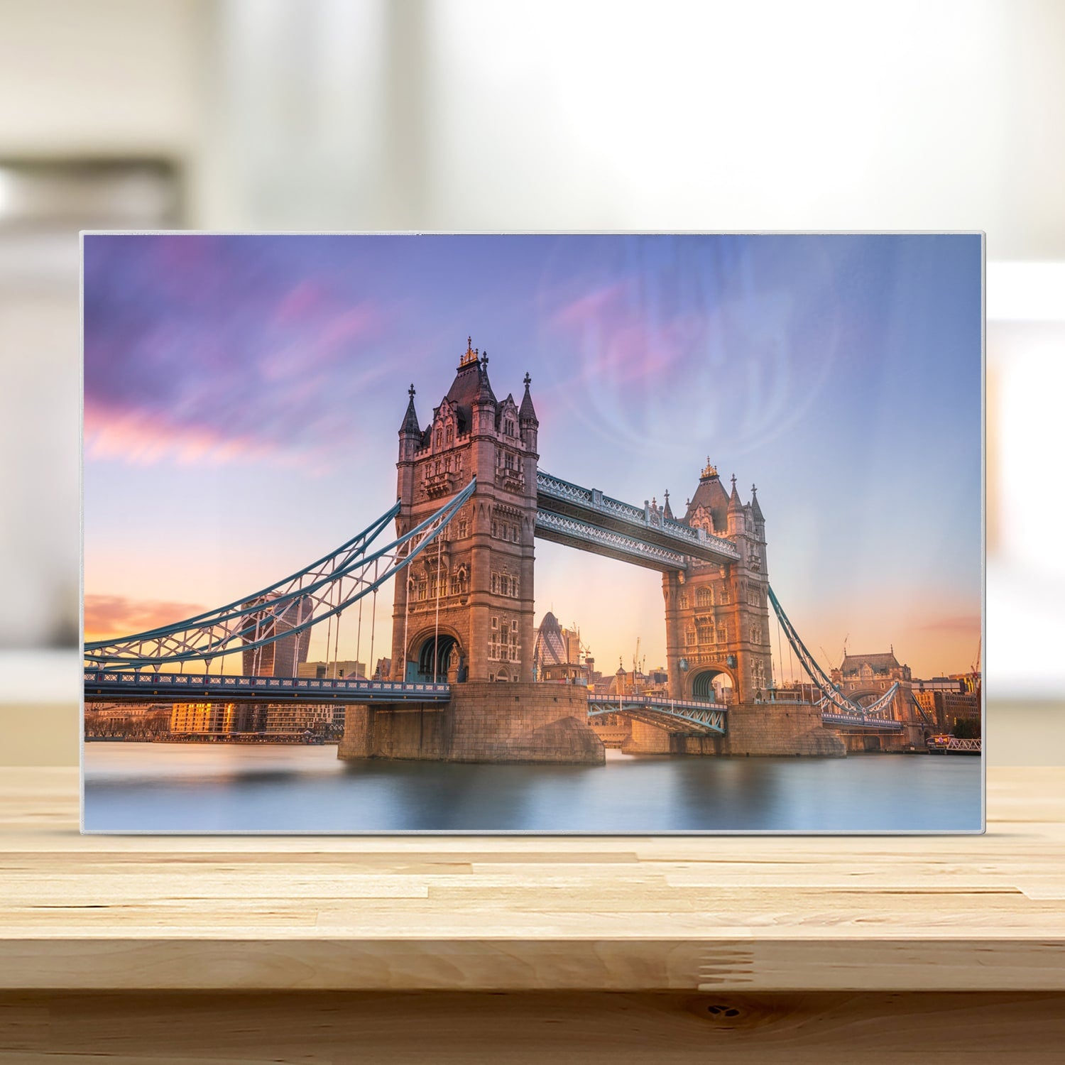 Schneidebrett - Tower Bridge bei Sonnenuntergang