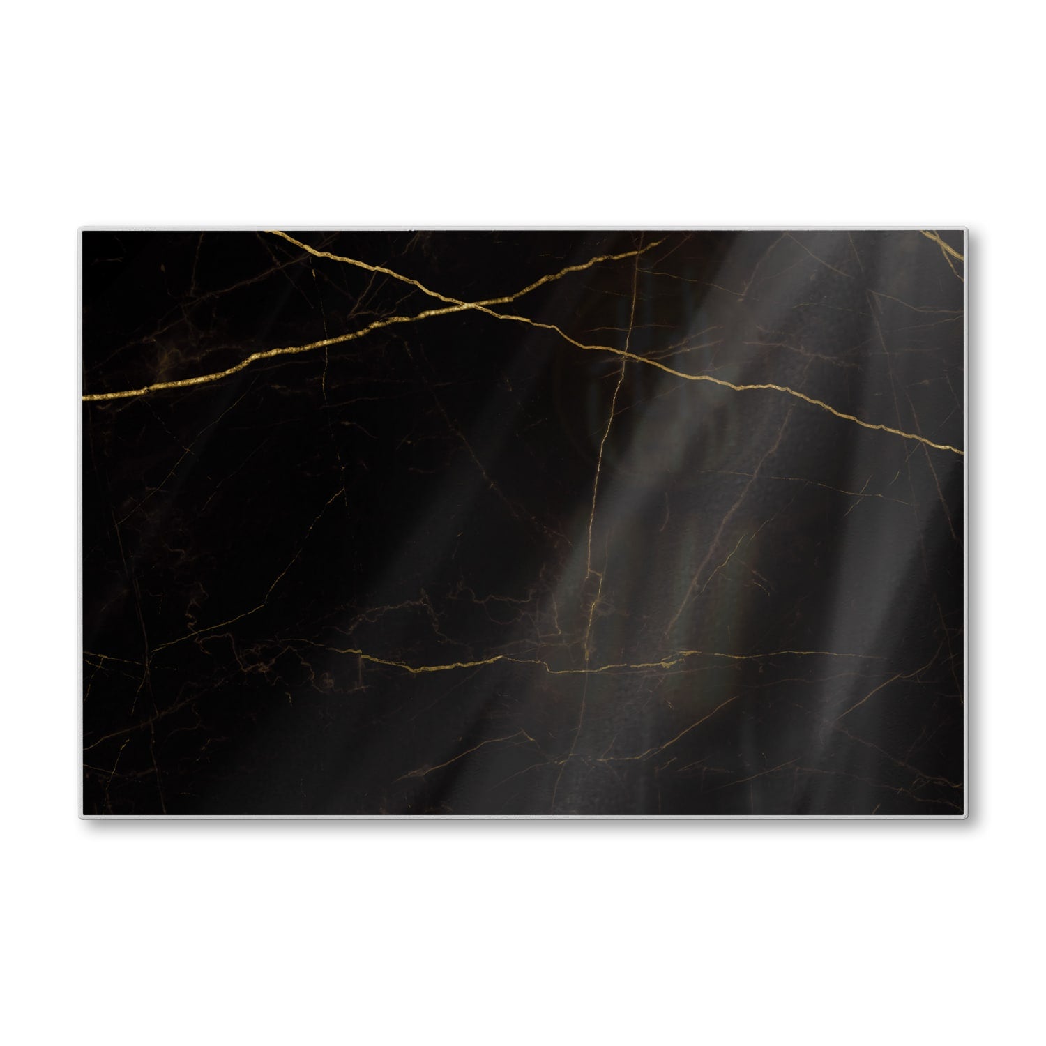 Schneidebrett - Schwarzer Marmor mit goldenen Adern