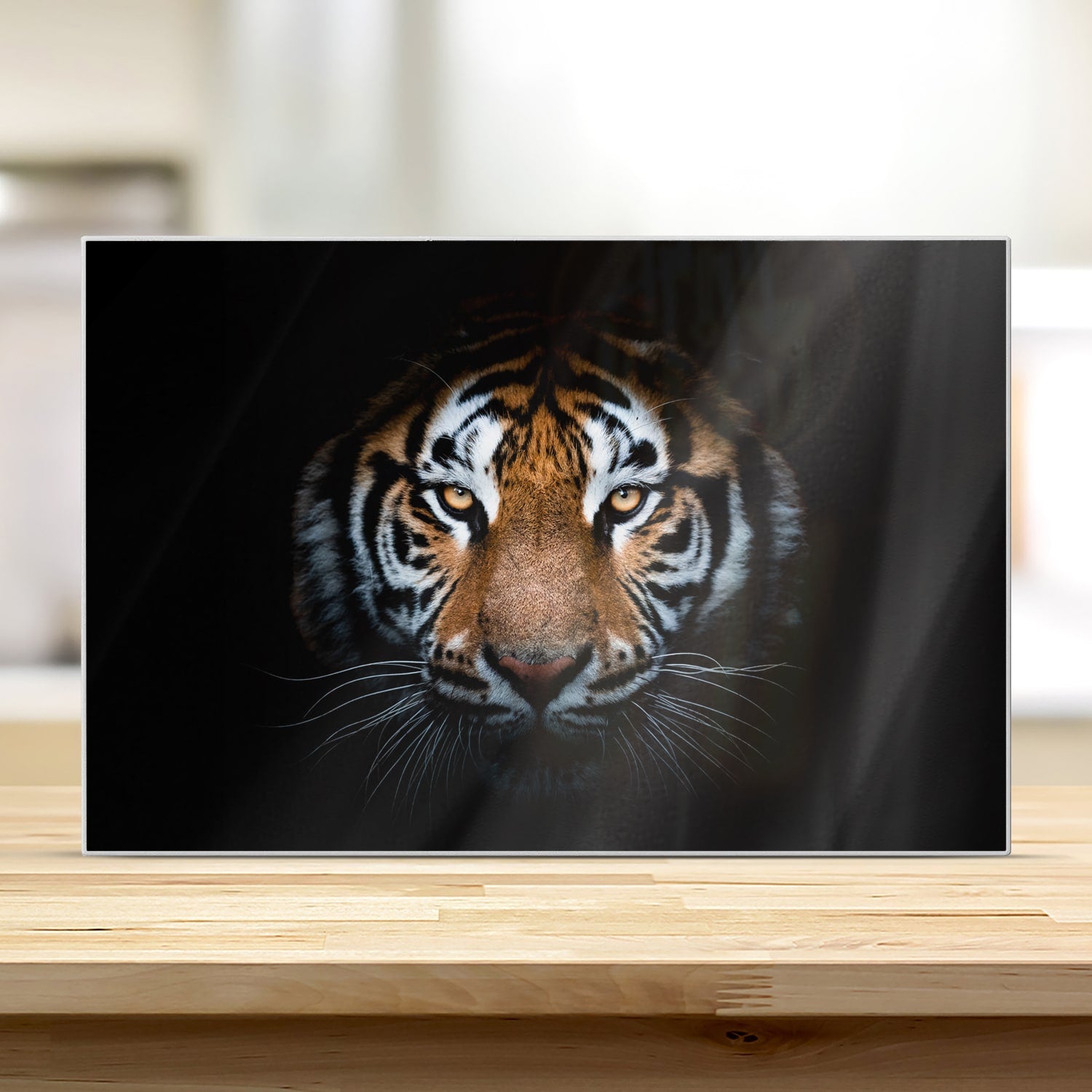 Schneidebrett - Tiger-Porträt