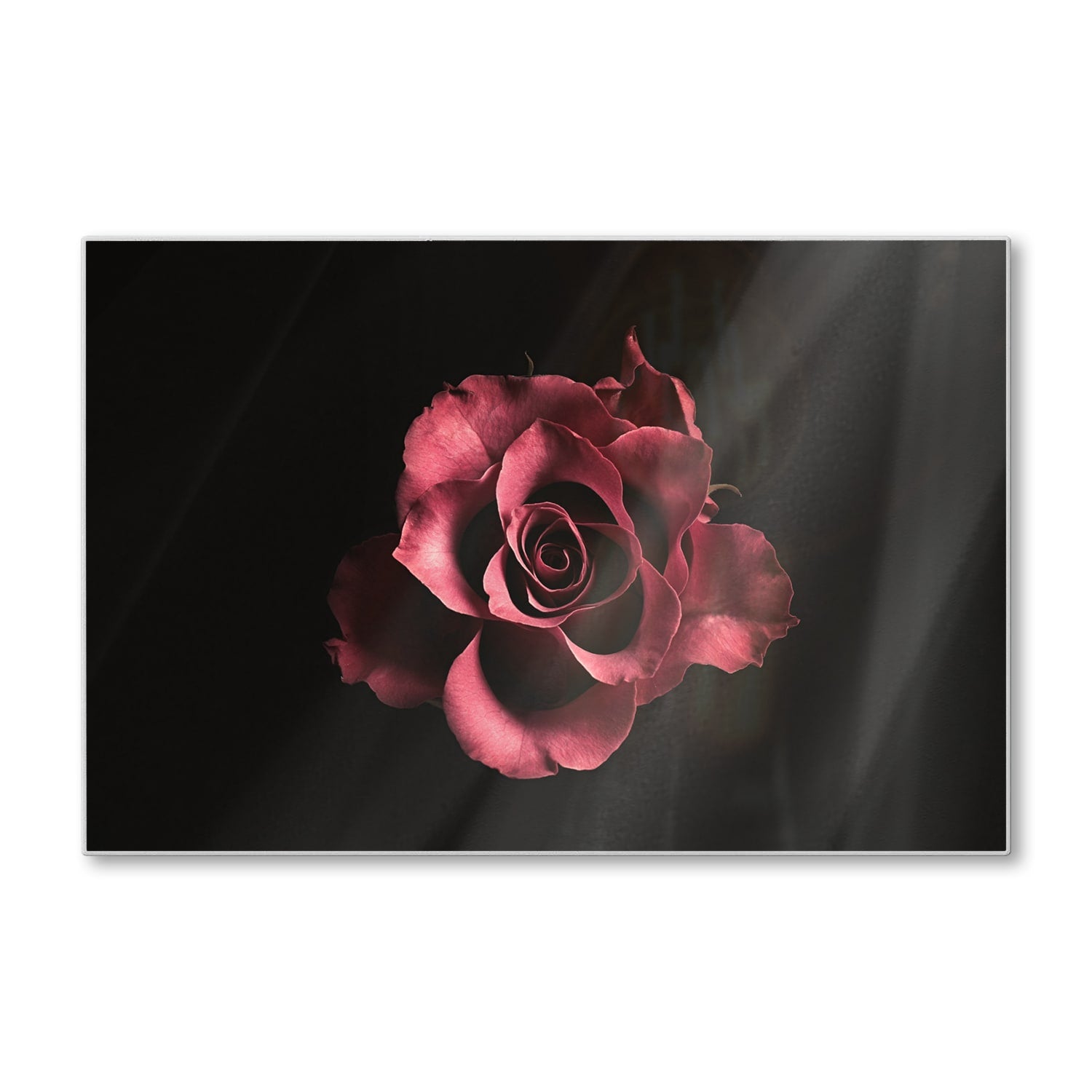 Schneidebrett - Samtige Rose