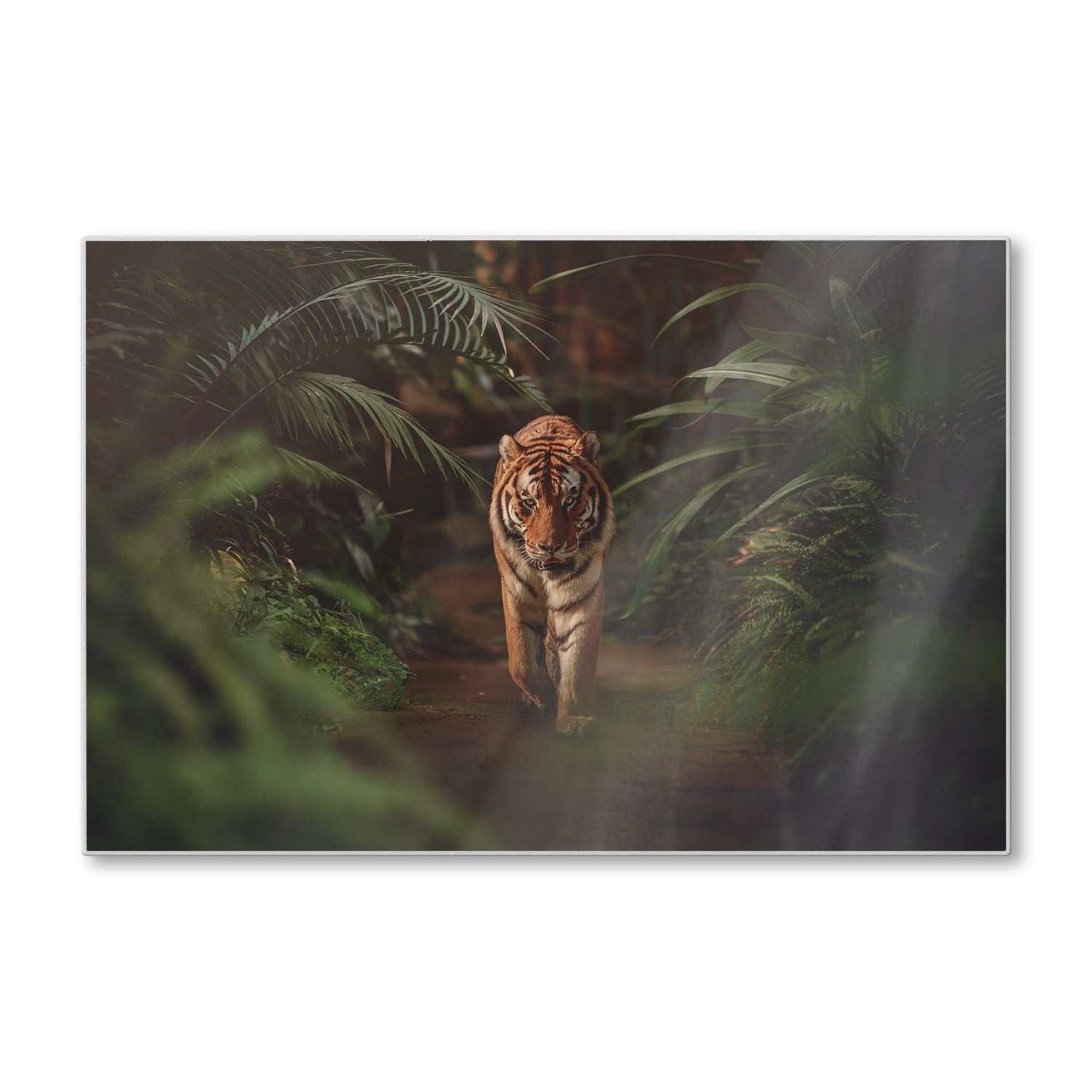Schneidebrett - Tiger im Wald