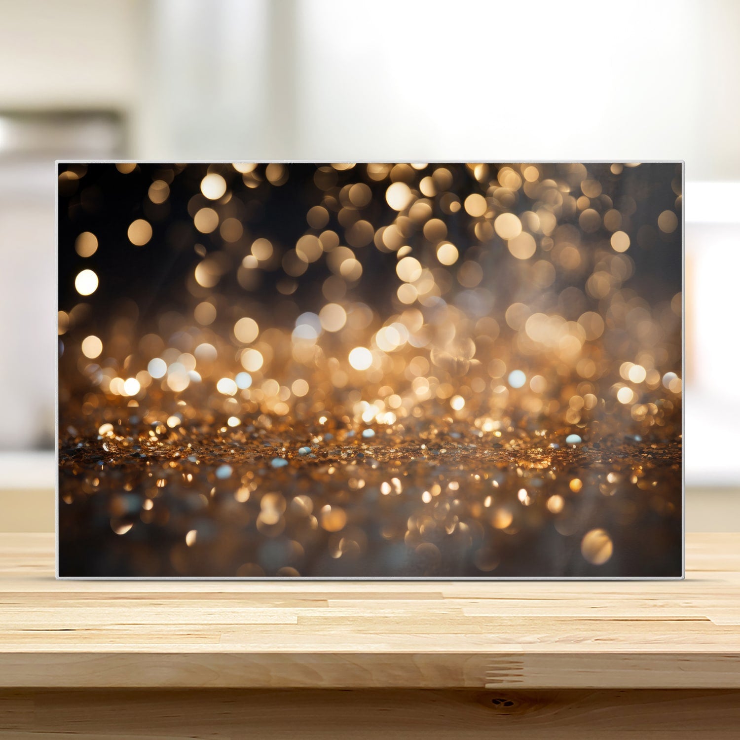 Schneidebrett - Goldene Glitzer