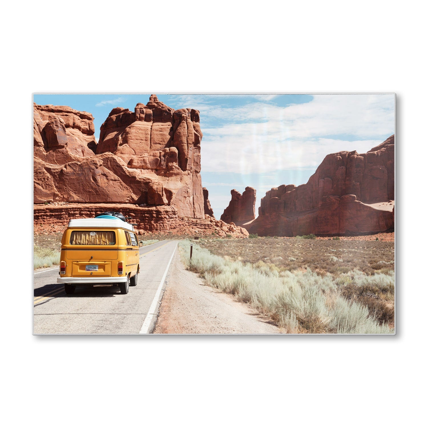 Schneidebrett - Vintage-Bus