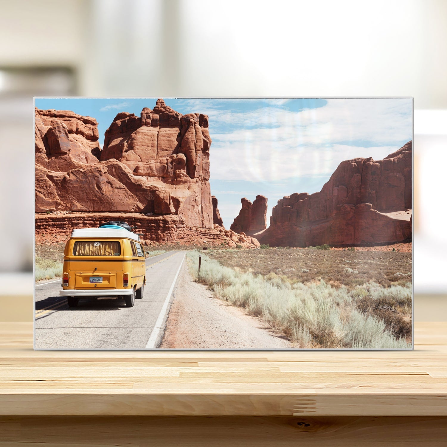 Schneidebrett - Vintage-Bus