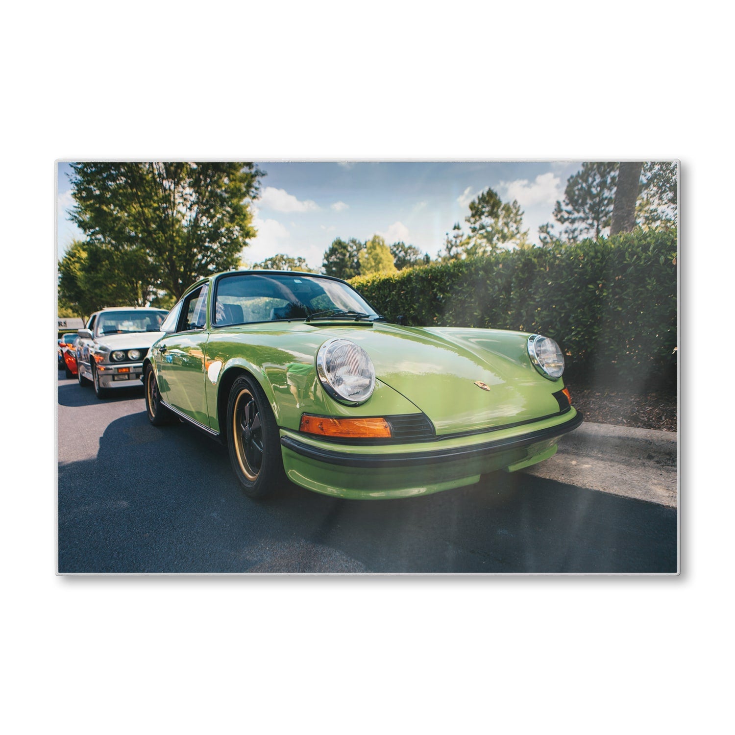 Schneidebrett - Grüner Porsche 911 1970