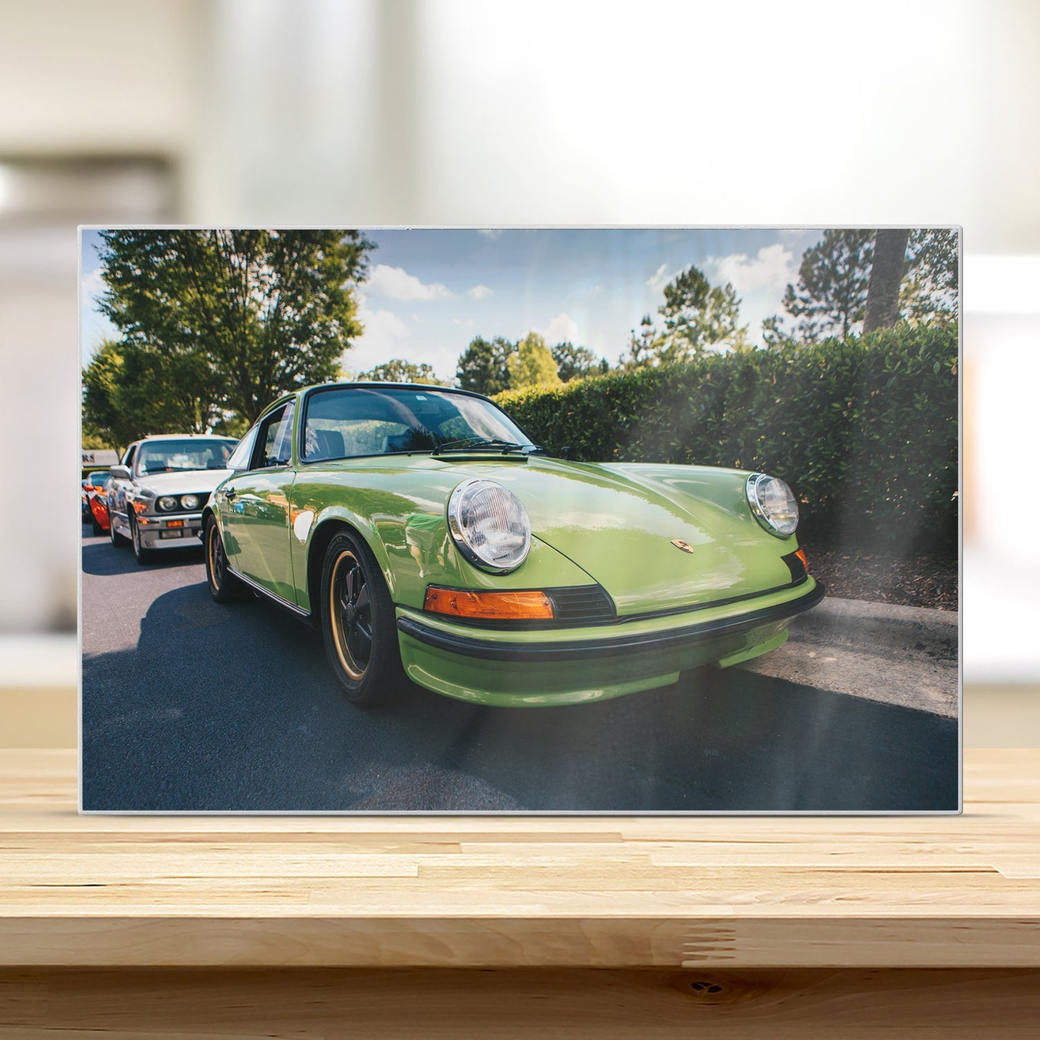 Schneidebrett - Grüner Porsche 911 1970