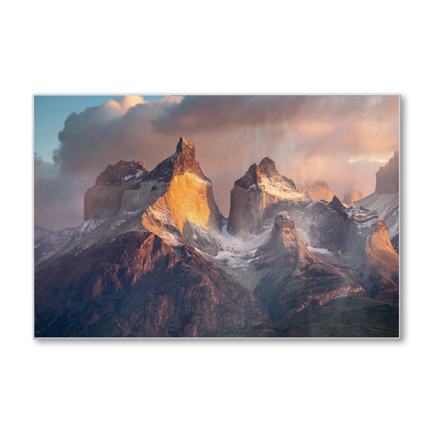 Schneidebrett - Rauhe Bergspitzen