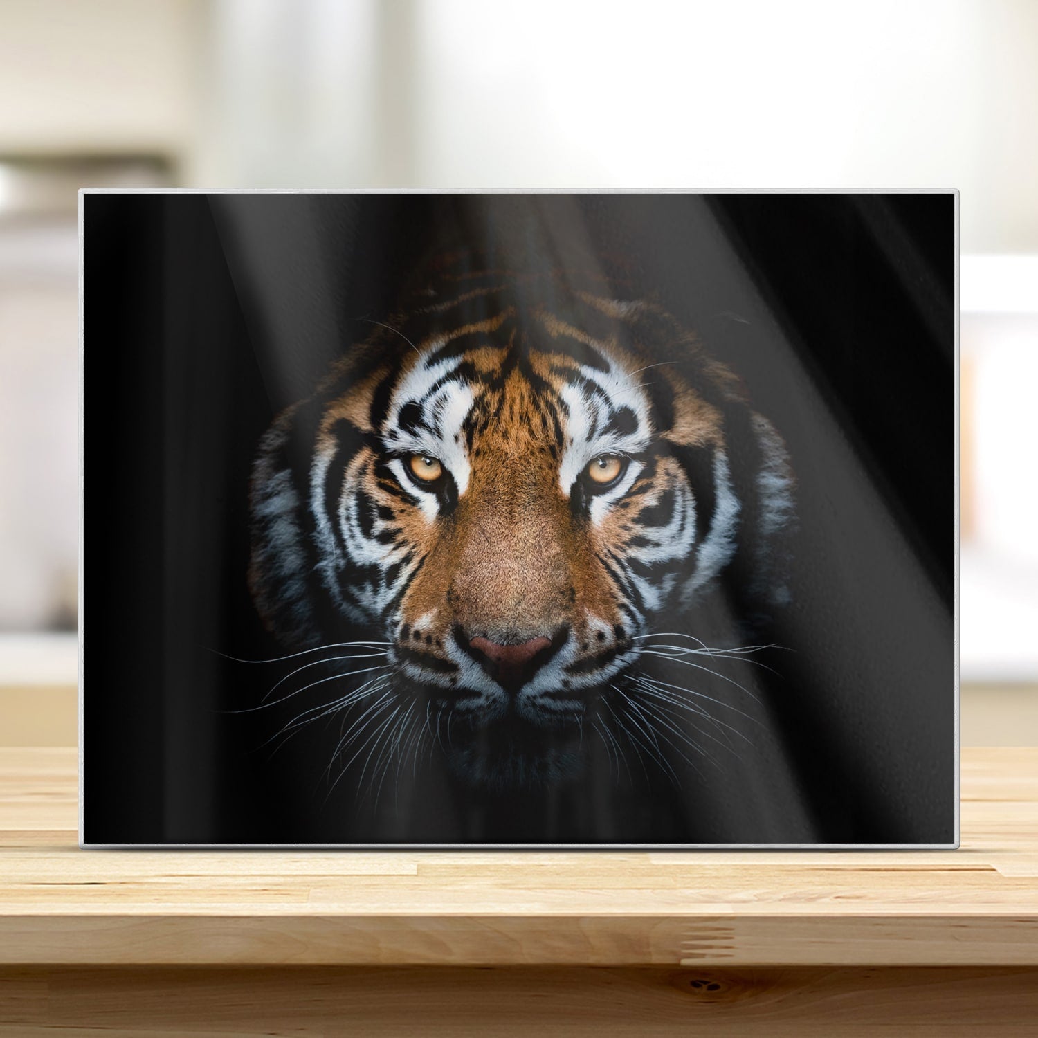 Schneidebrett - Tiger-Porträt