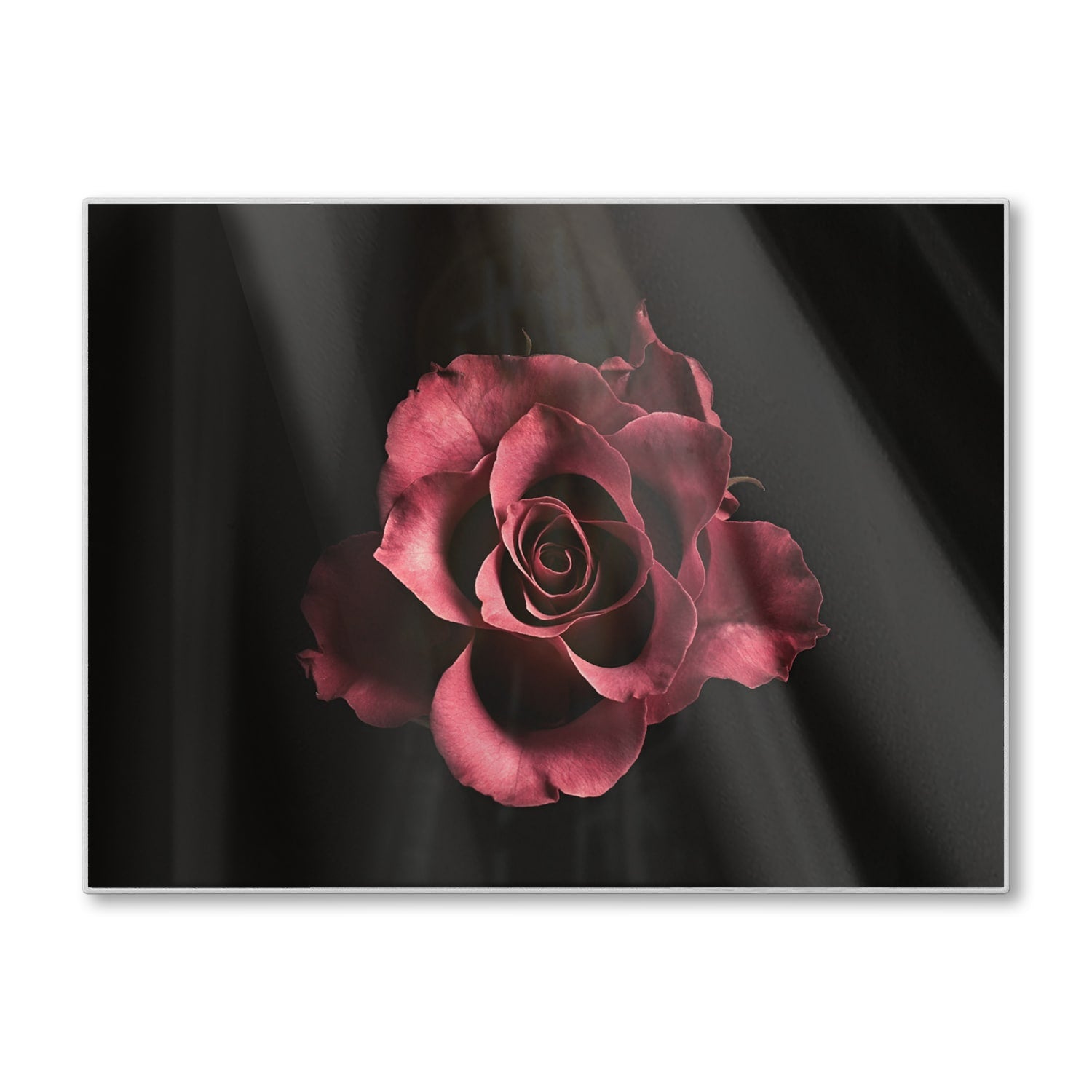 Schneidebrett - Samtige Rose