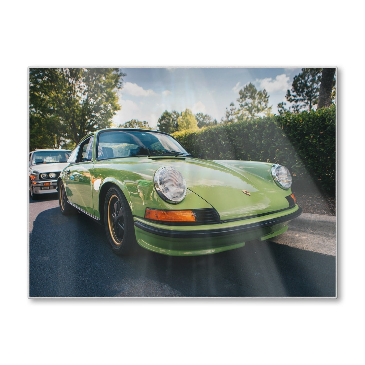 Schneidebrett - Grüner Porsche 911 1970