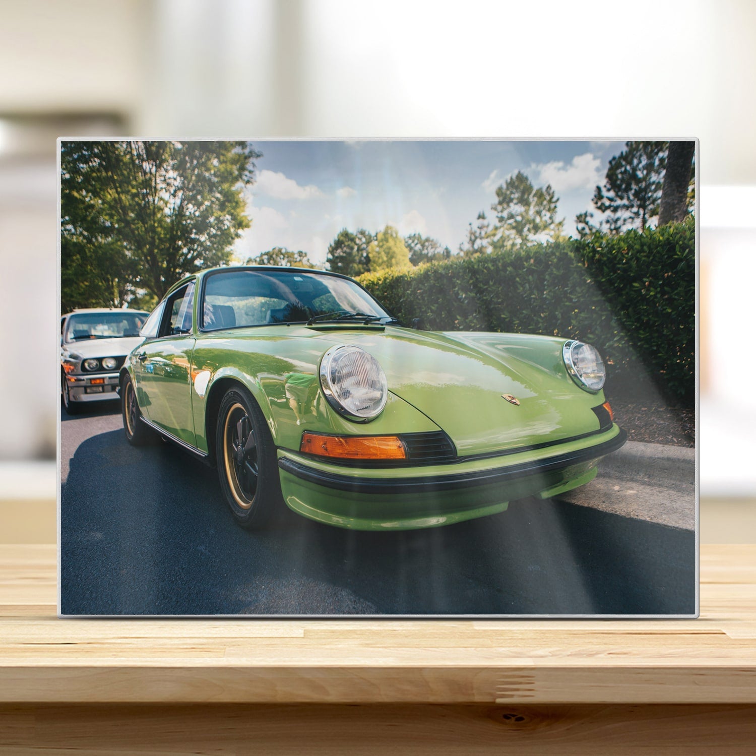 Schneidebrett - Grüner Porsche 911 1970