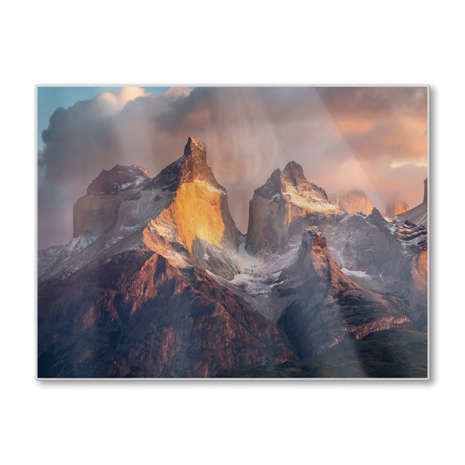 Schneidebrett - Rauhe Bergspitzen