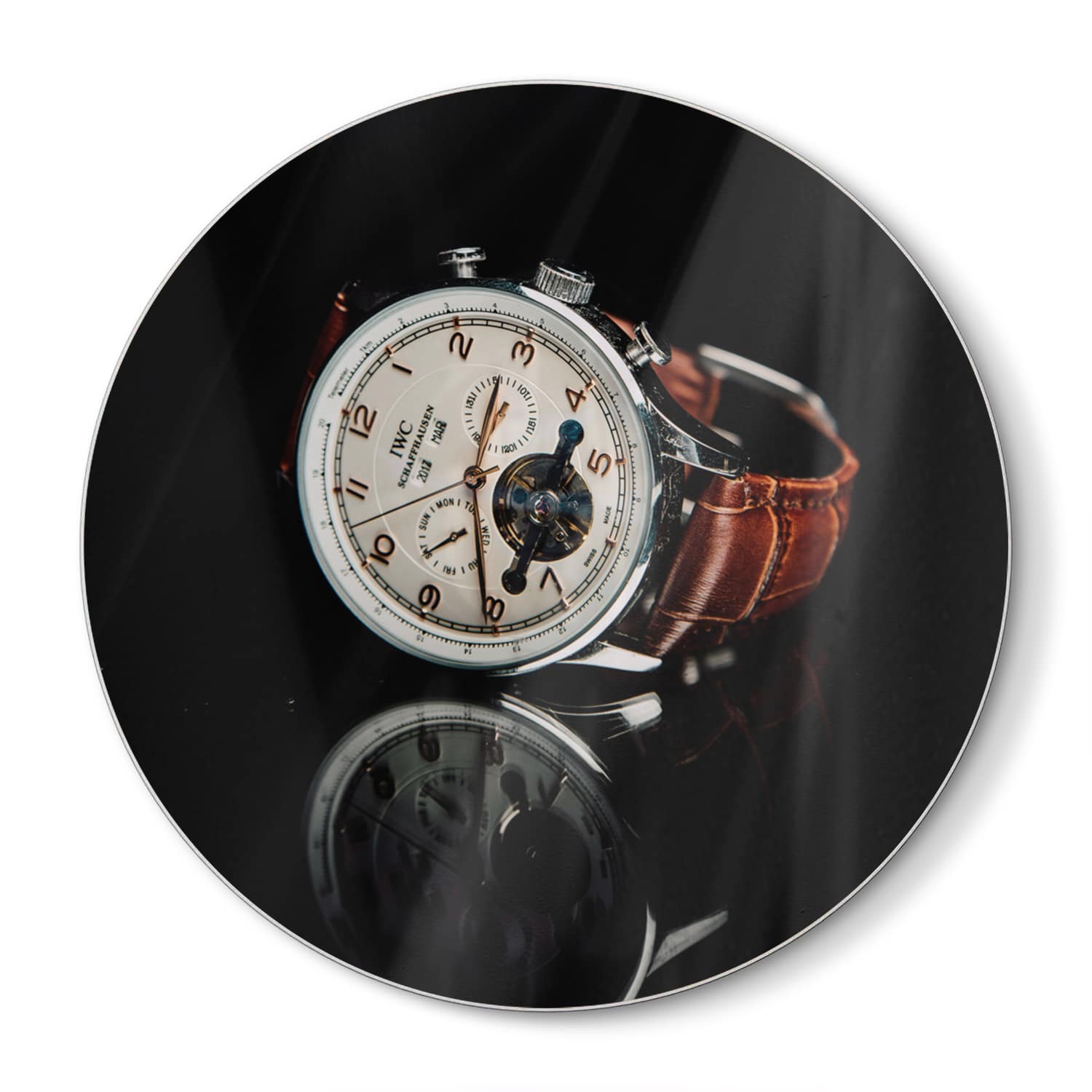Schneidebrett Rund - Armbanduhr