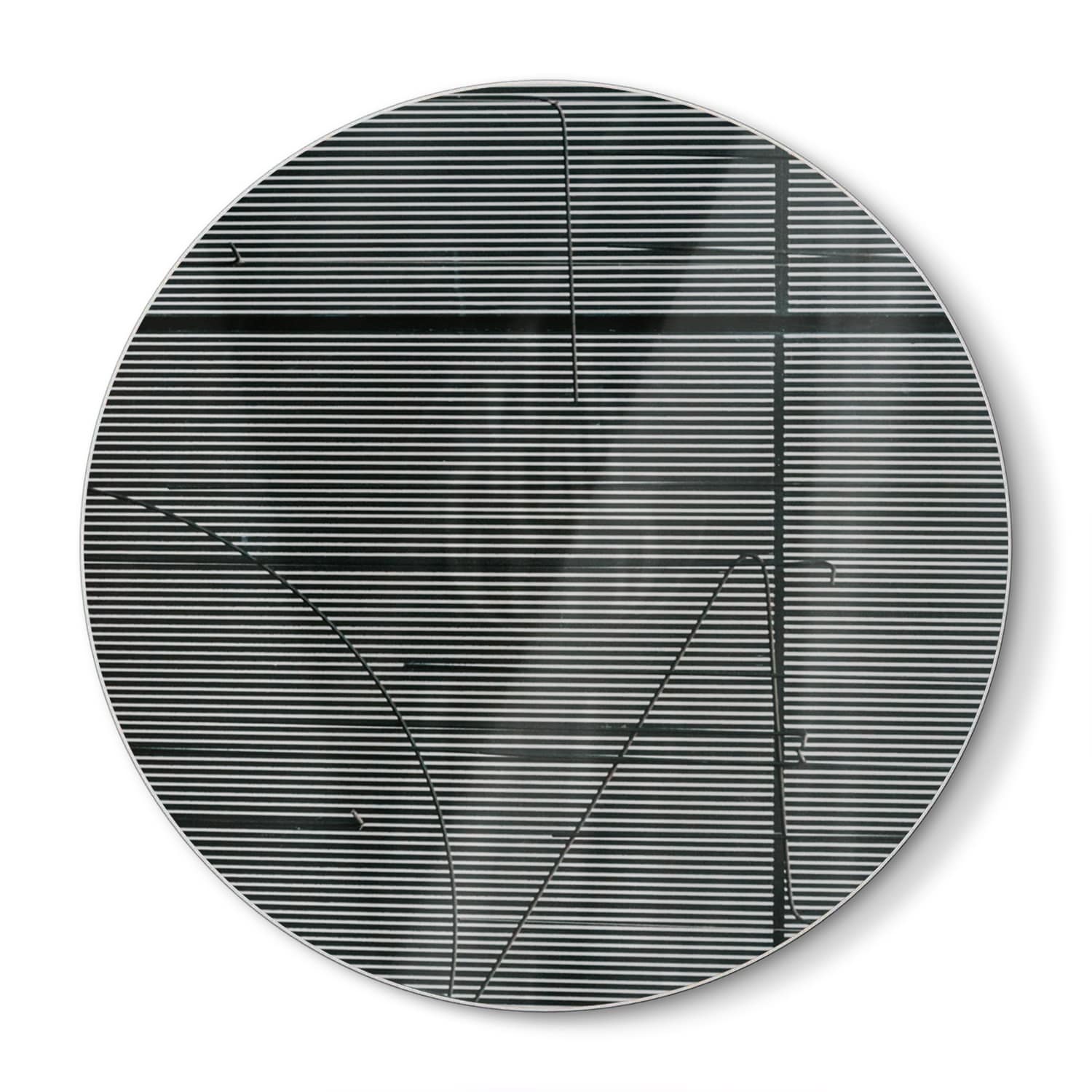 Schneidebrett Rund - Linien der Struktur