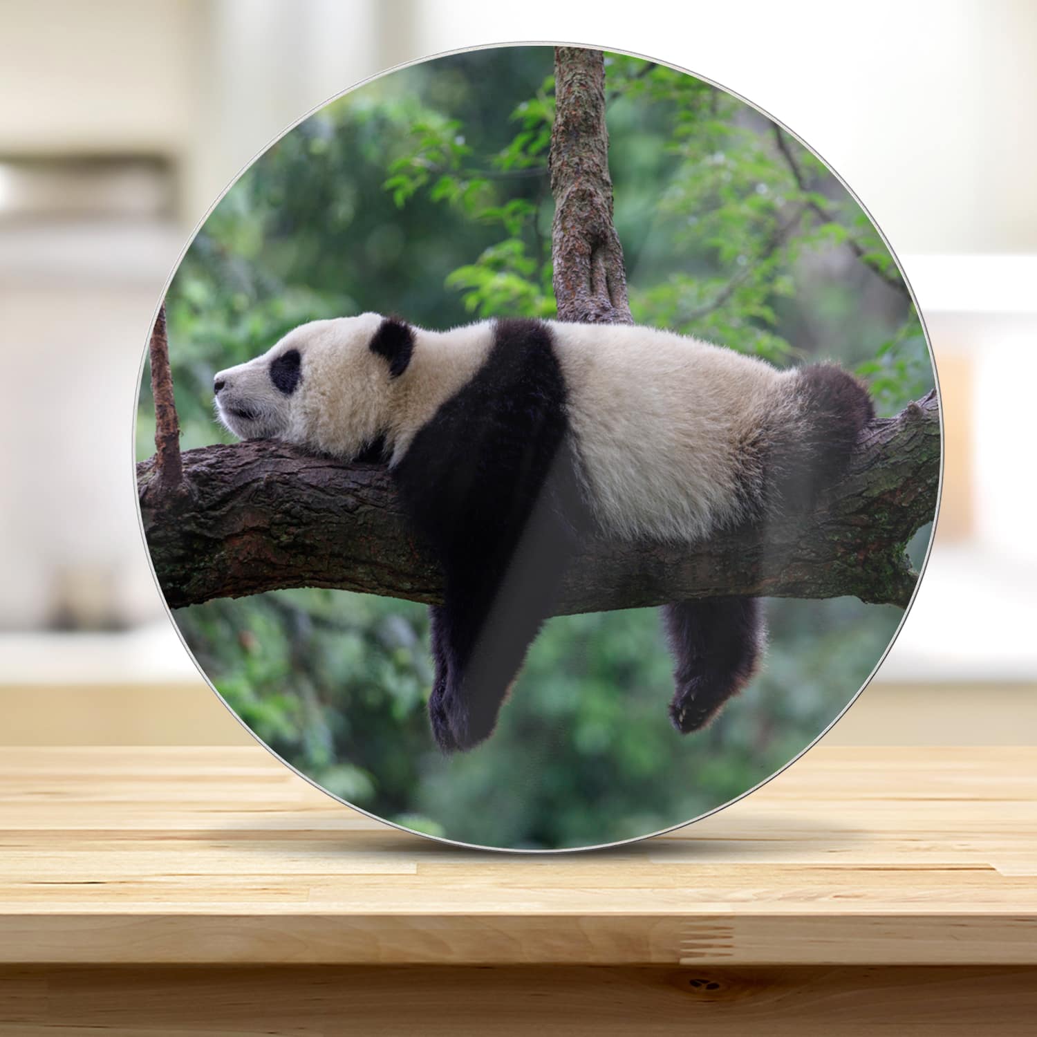 Schneidebrett Rund - Panda