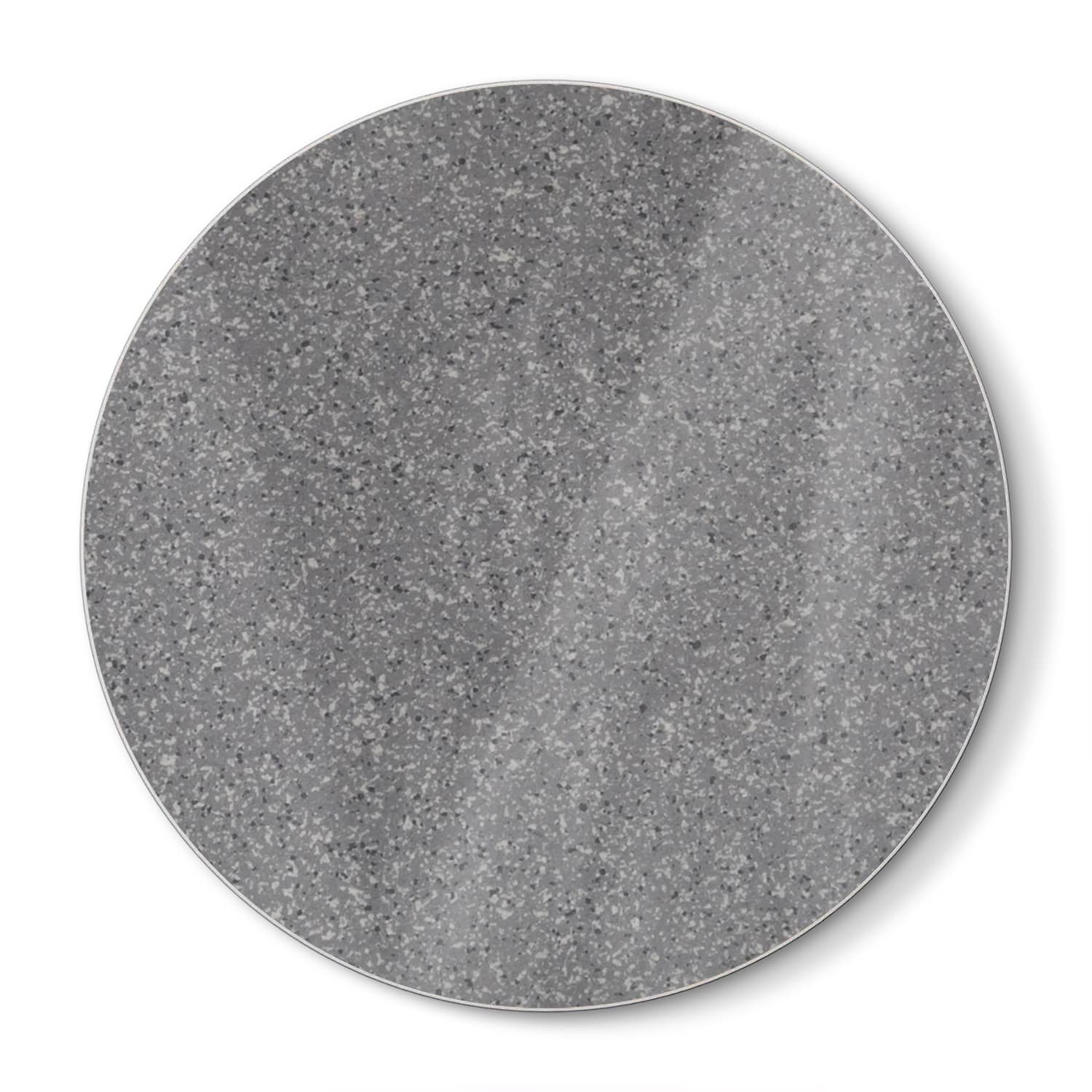 Schneidebrett Rund - Grauer Granit