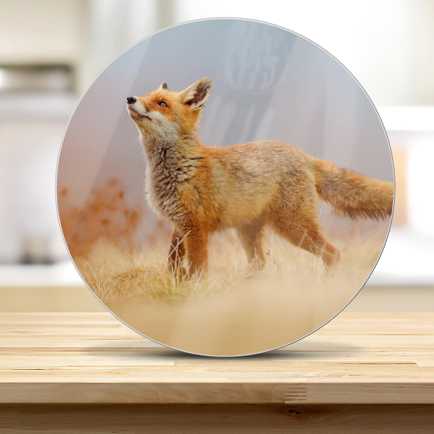 Schneidebrett Rund - Rotfuchs
