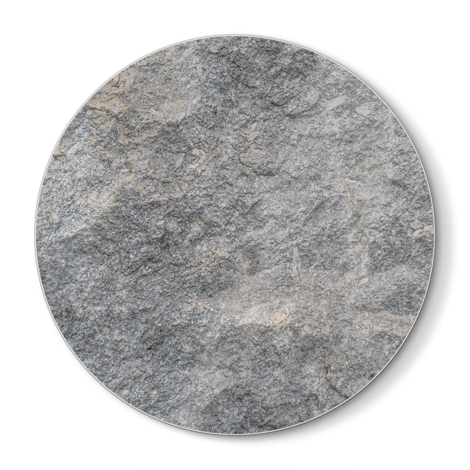 Schneidebrett Rund - Granit-Steintextur