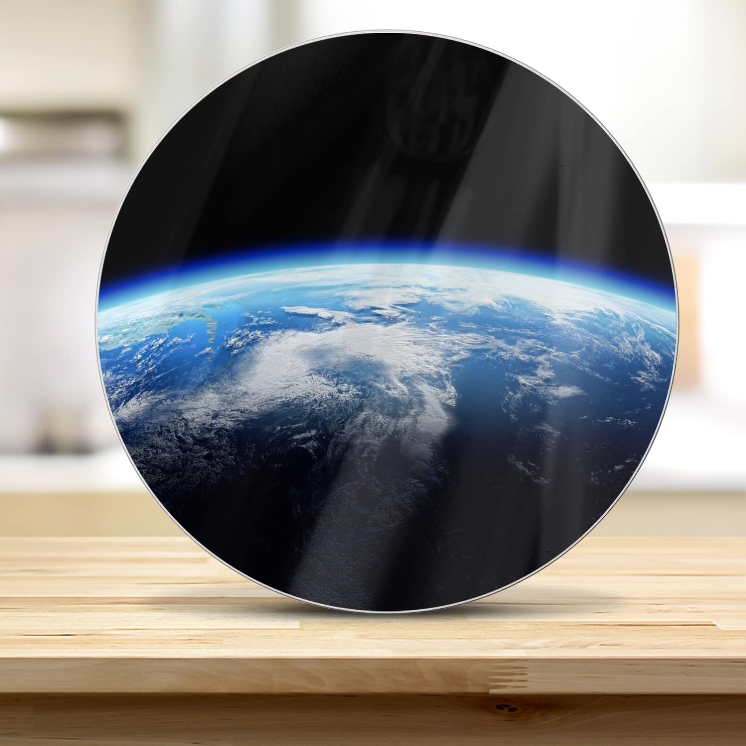 Schneidebrett Rund - Planet Erde