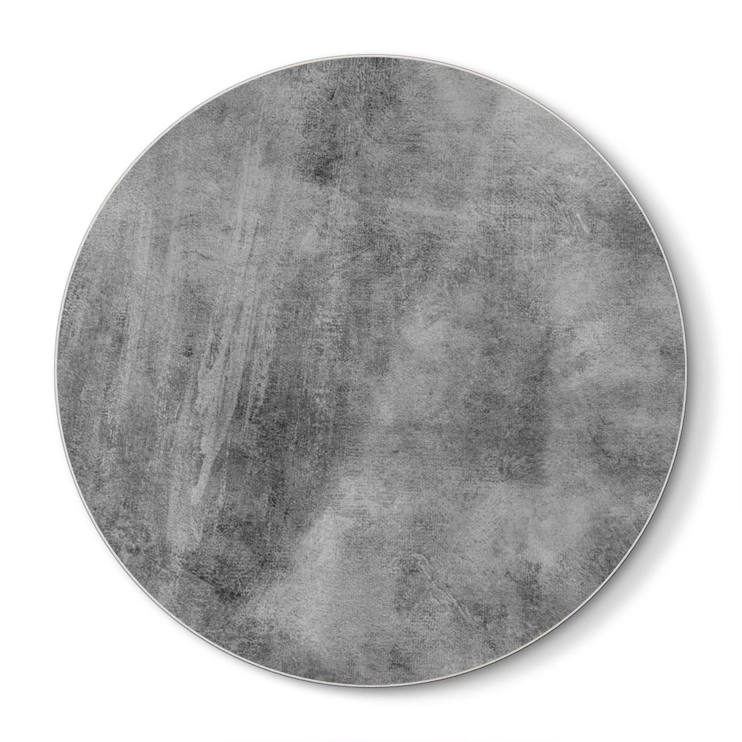 Schneidebrett Rund - Graue Wand