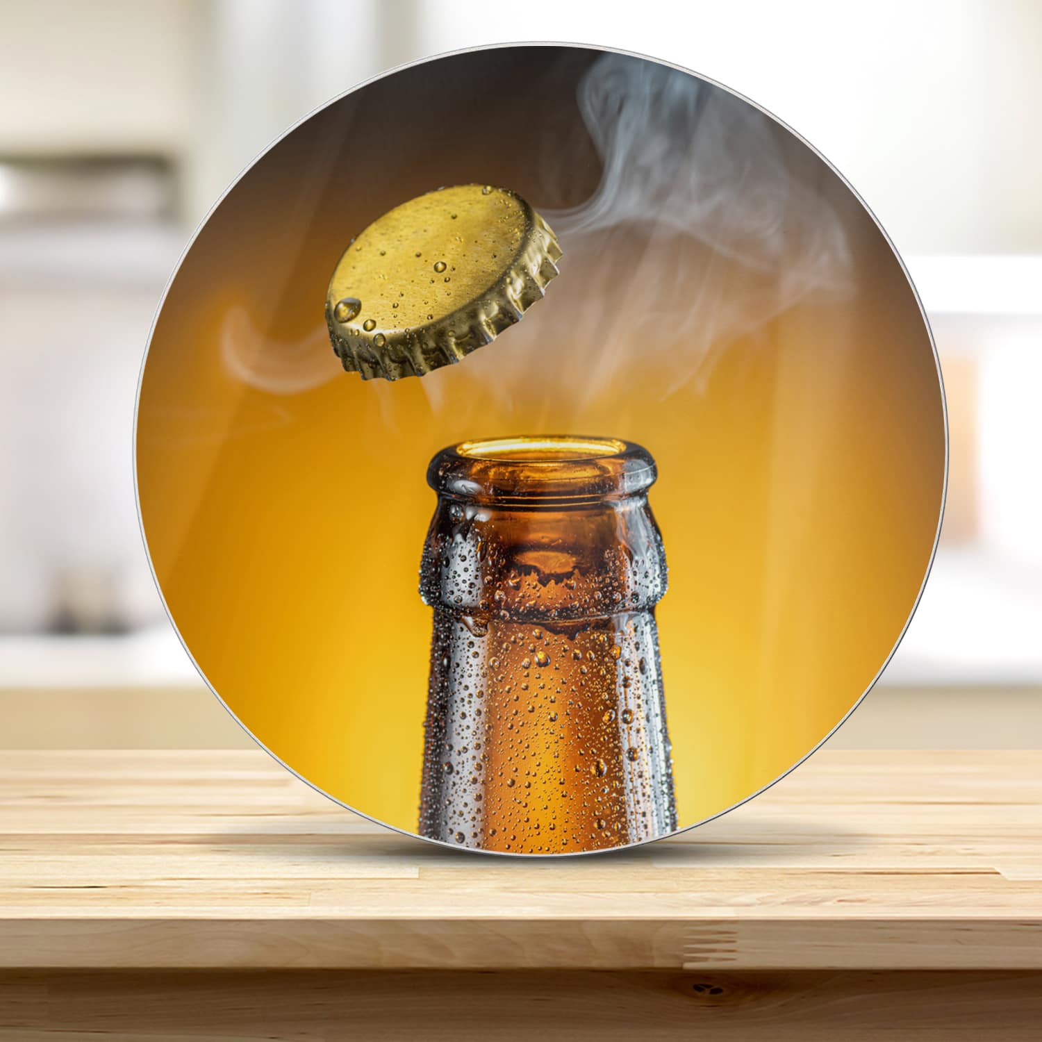 Schneidebrett Rund - Bierdeckel