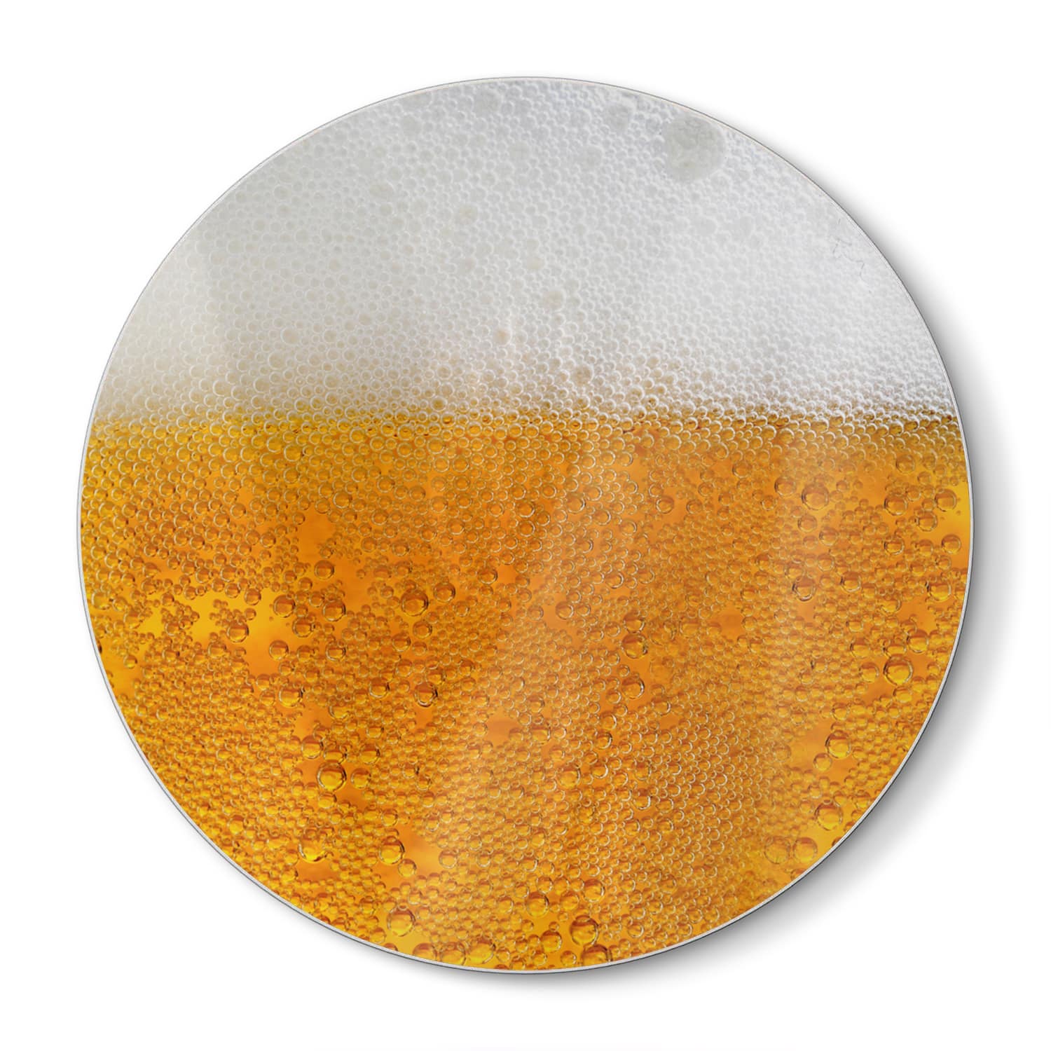 Schneidebrett Rund - Bier