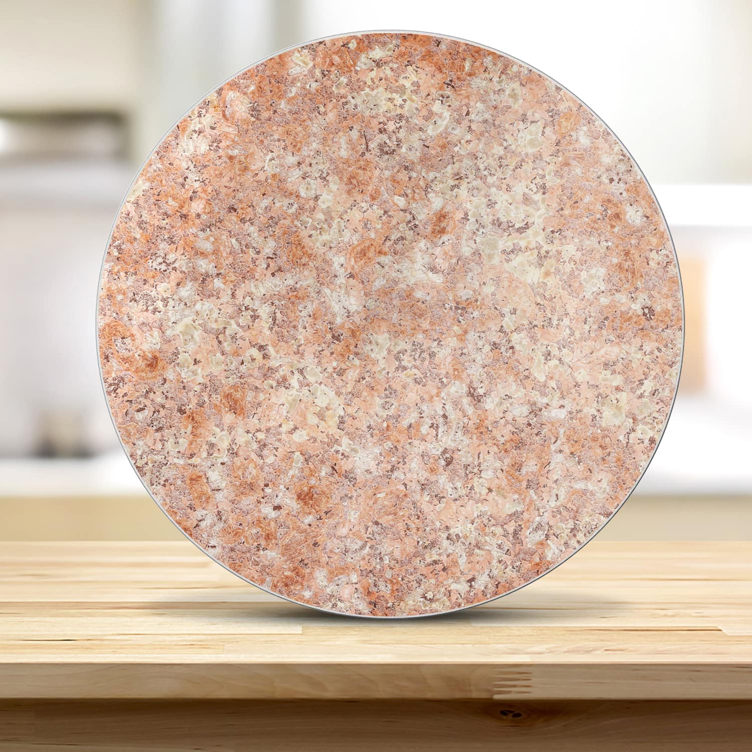 Schneidebrett Rund - Gelber Granit
