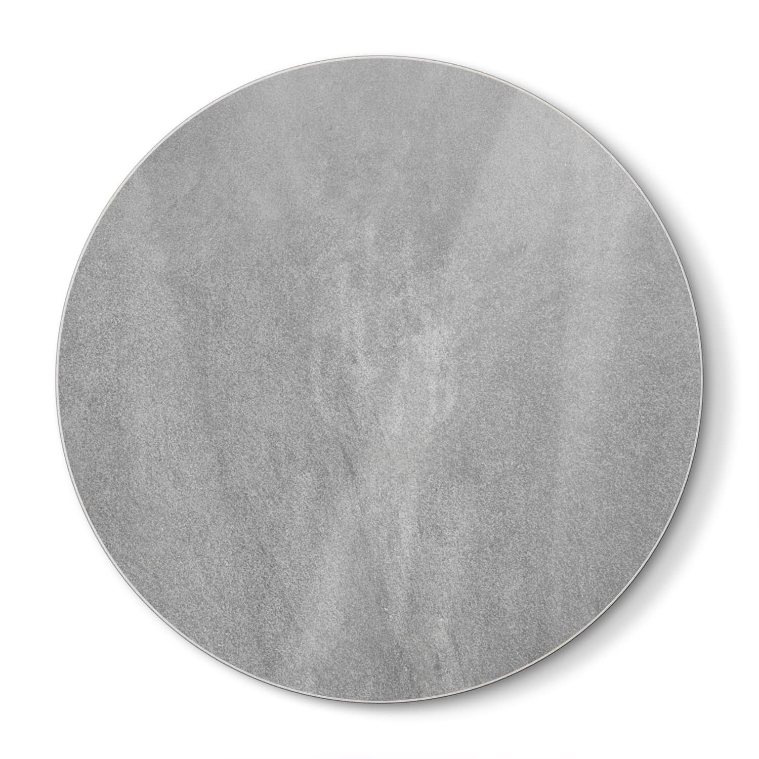 Schneidebrett Rund - Graue Betonwand