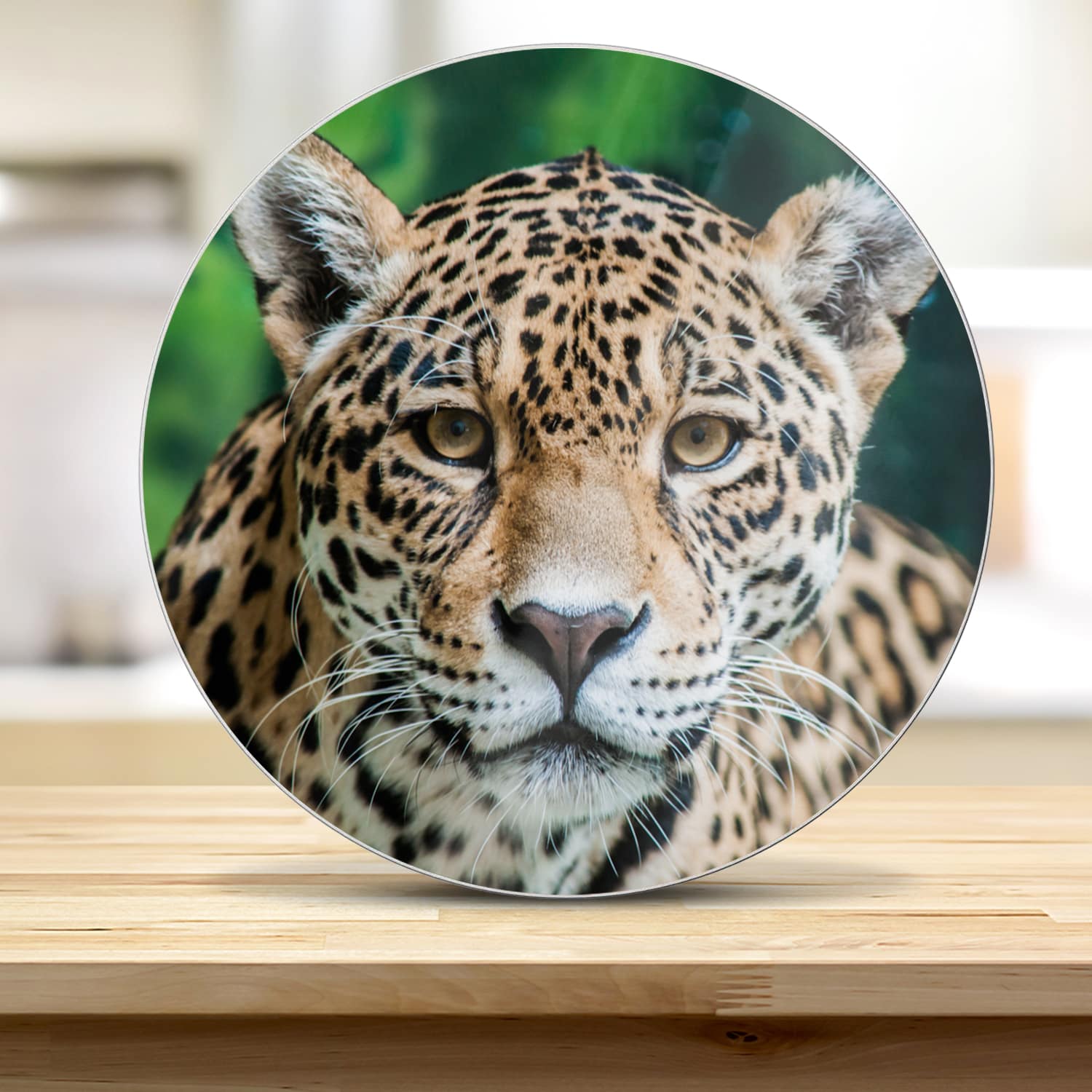 Schneidebrett Rund - Jaguar