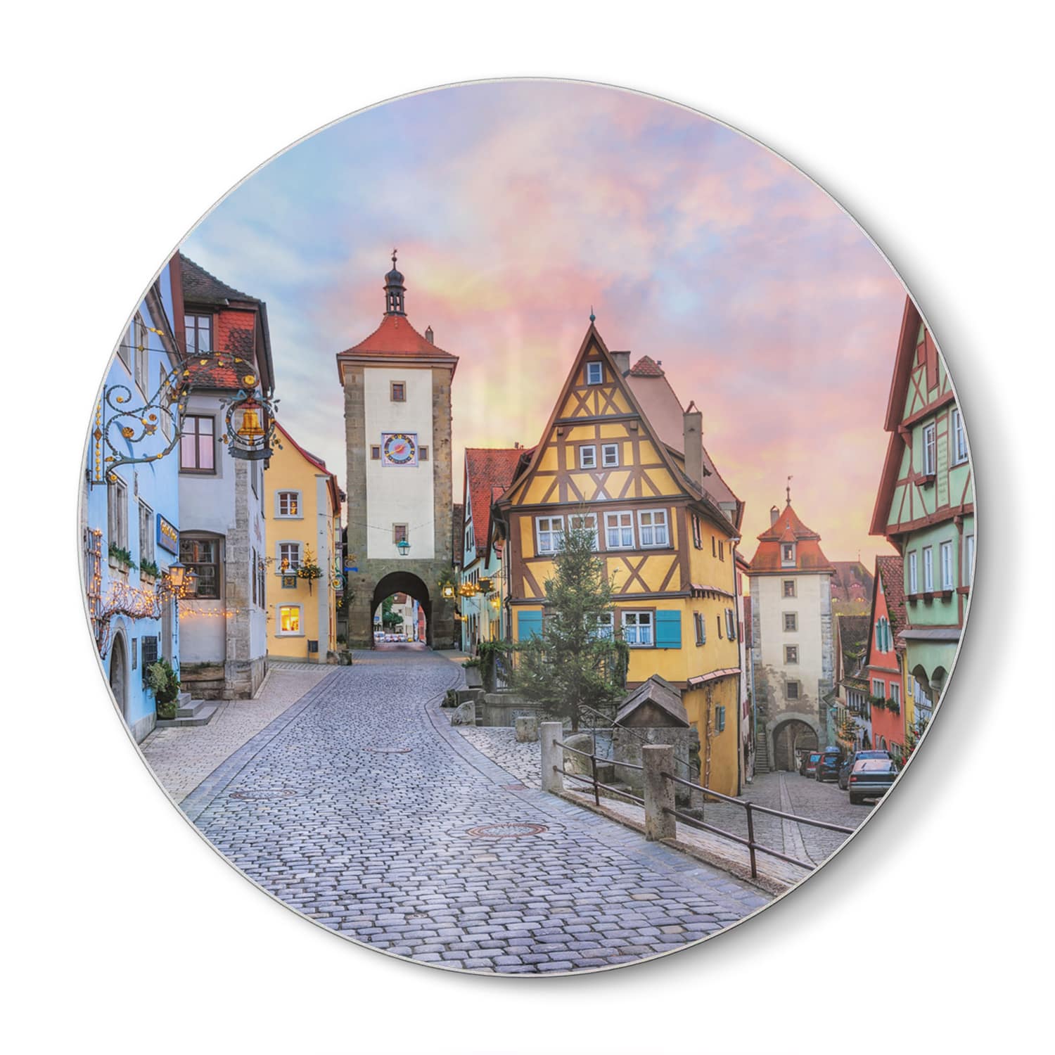Schneidebrett Rund - Rothenburg ob der Tauber