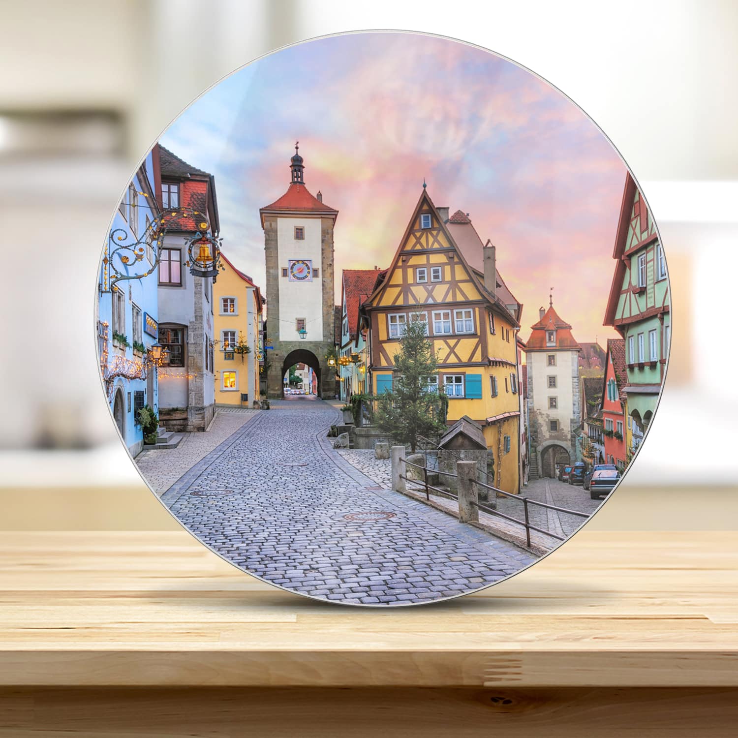 Schneidebrett Rund - Rothenburg ob der Tauber