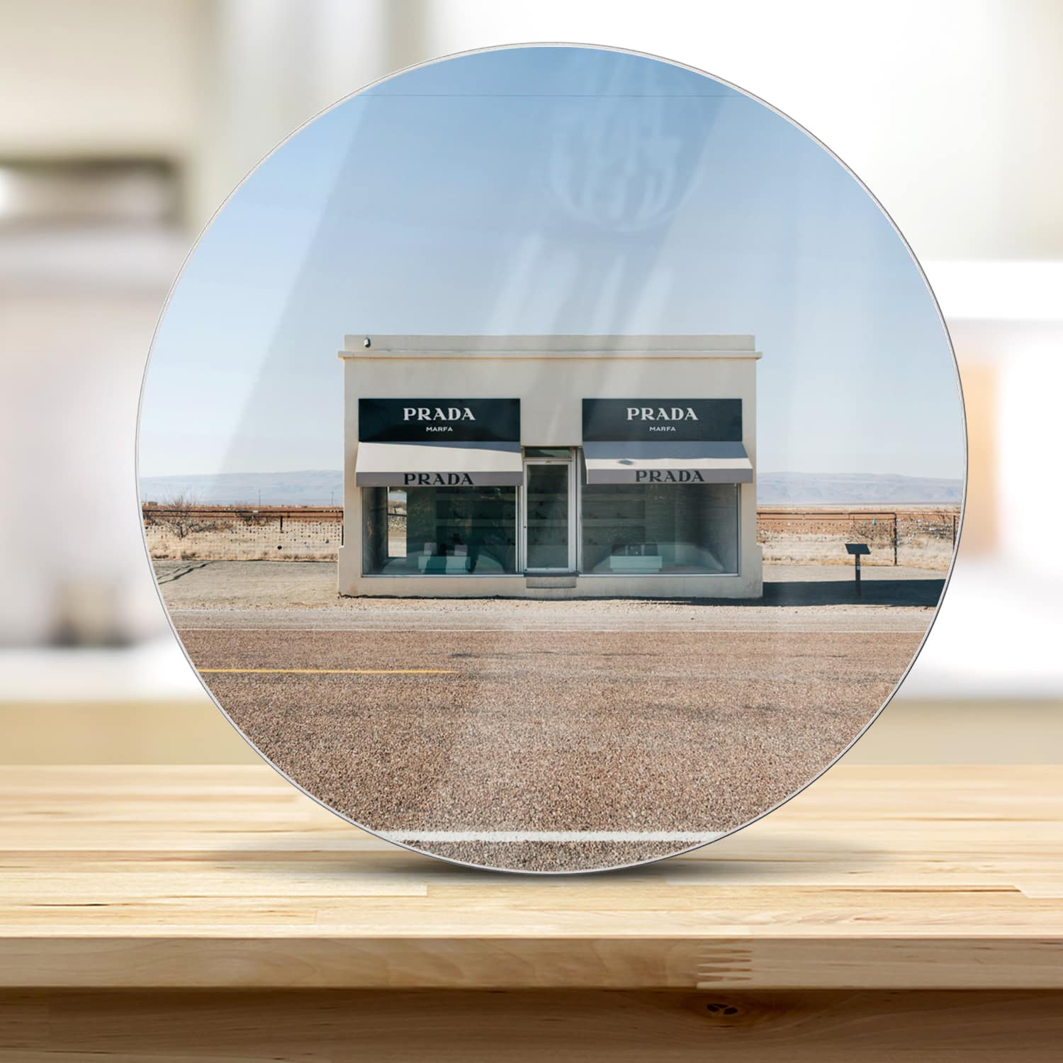 Schneidebrett Rund - Prada Marfa