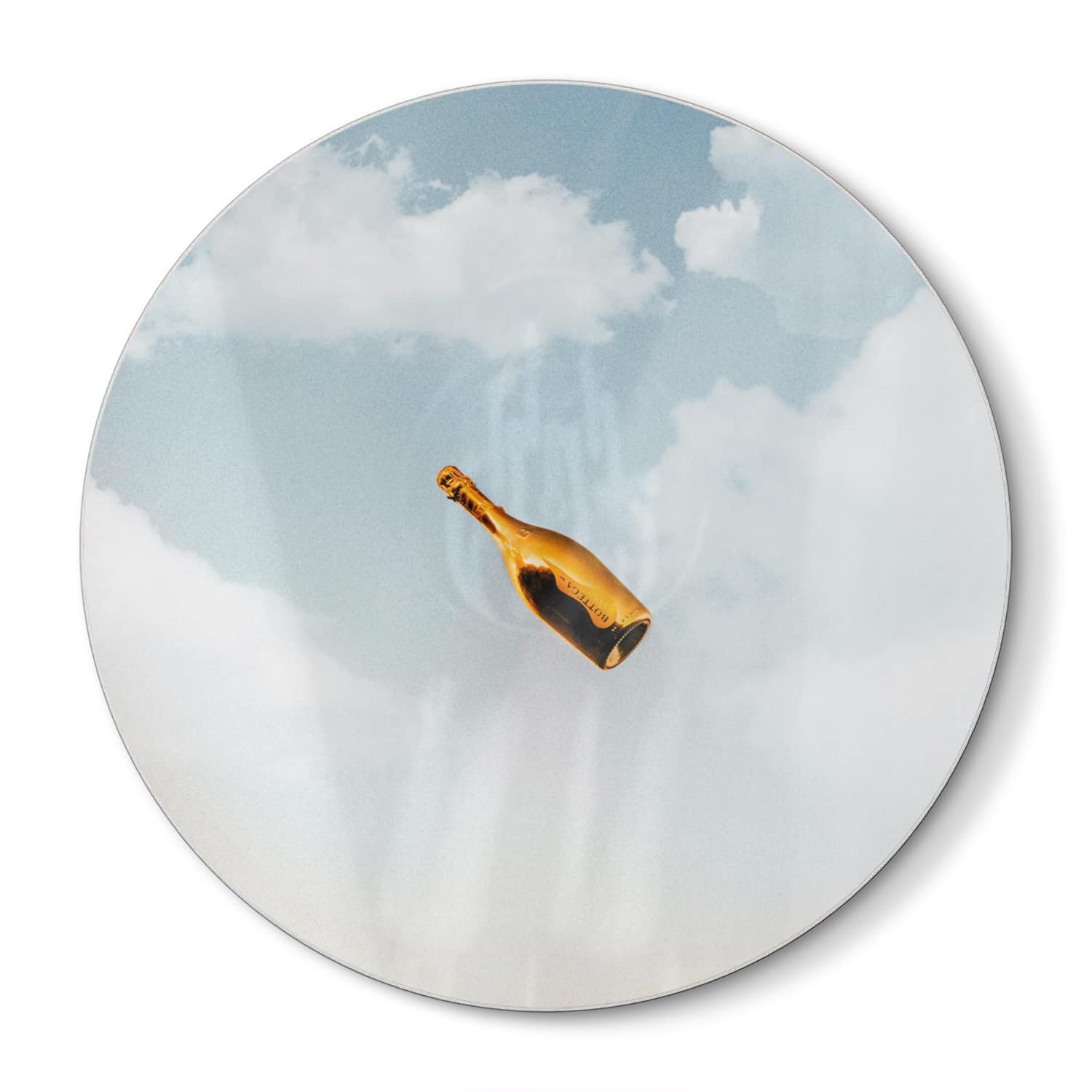 Schneidebrett Rund - Bottega Gold