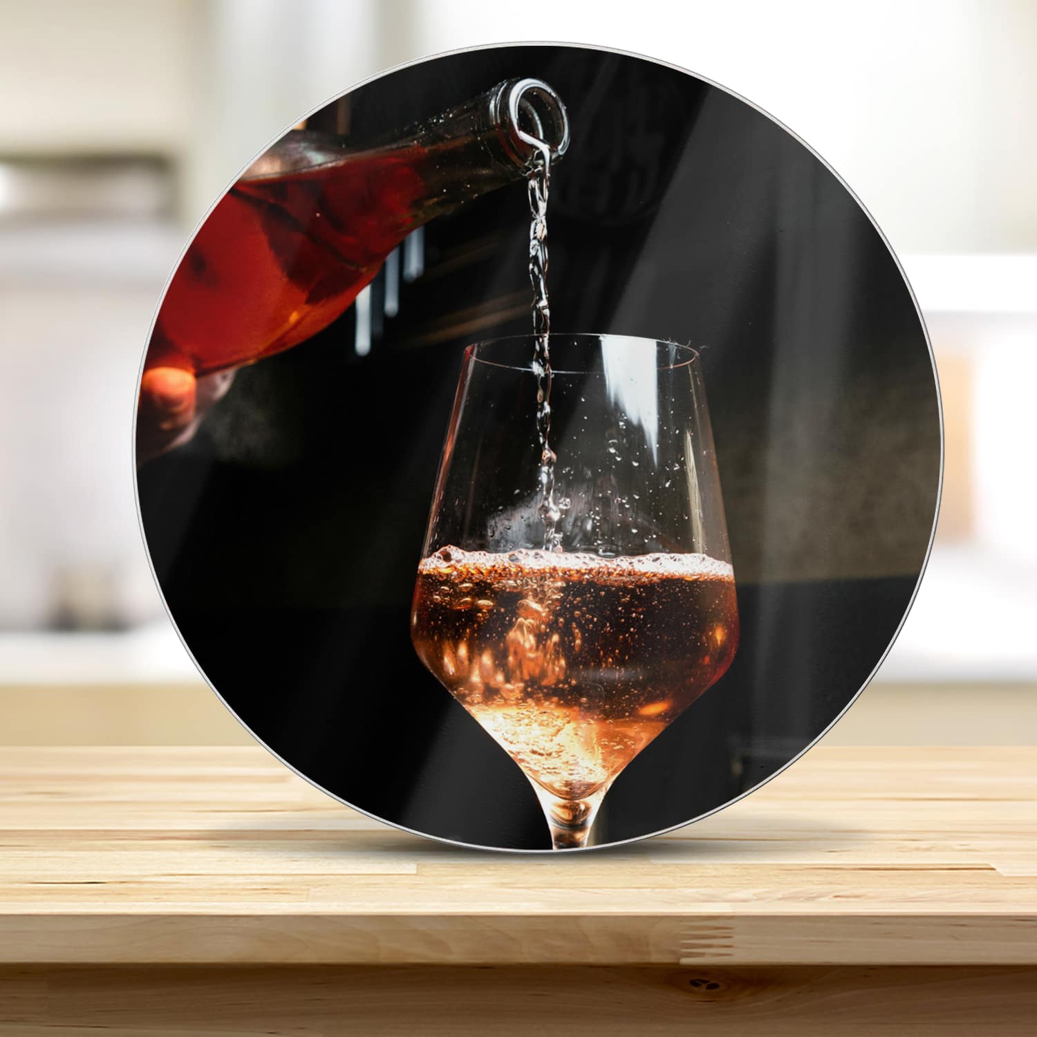 Schneidebrett Rund - Rosé