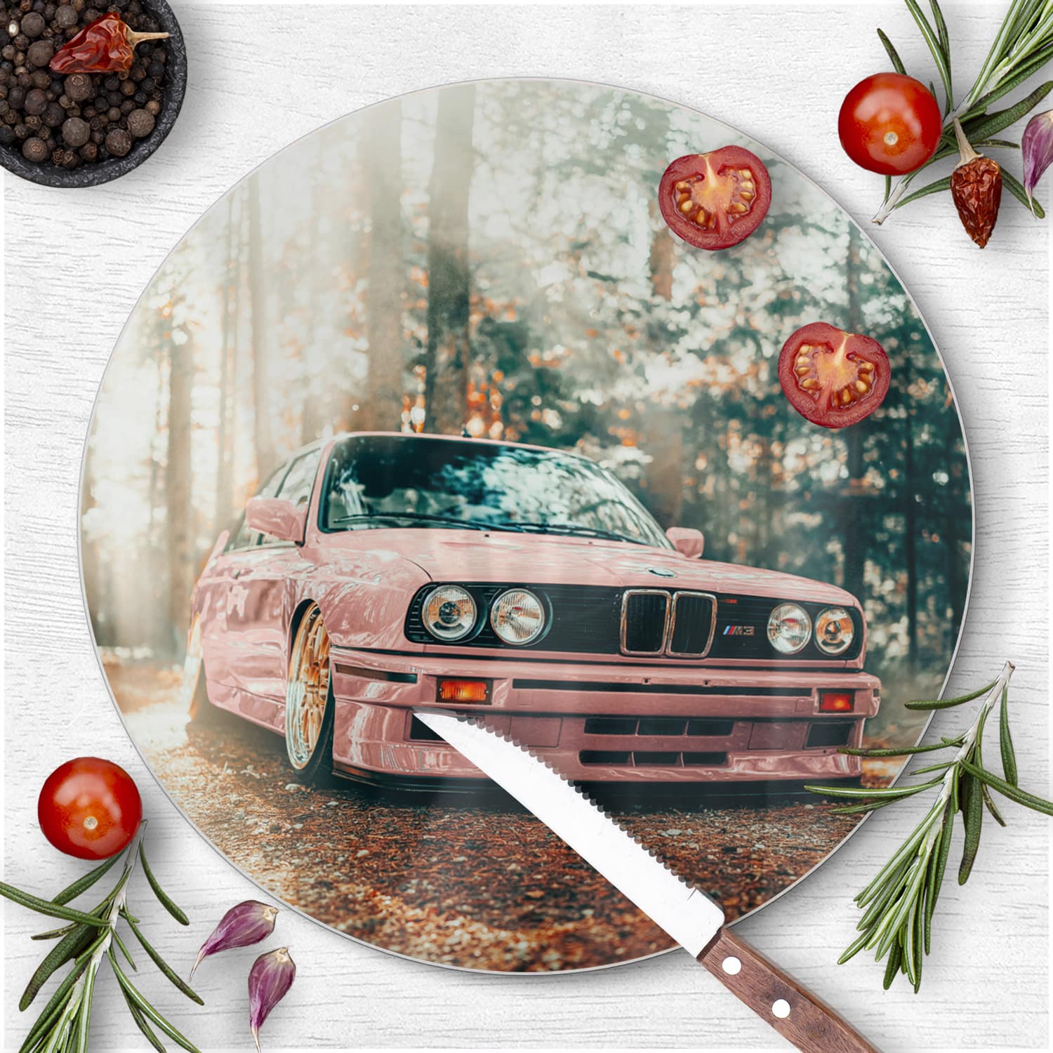 Schneidebrett Rund - BMW E30 M3