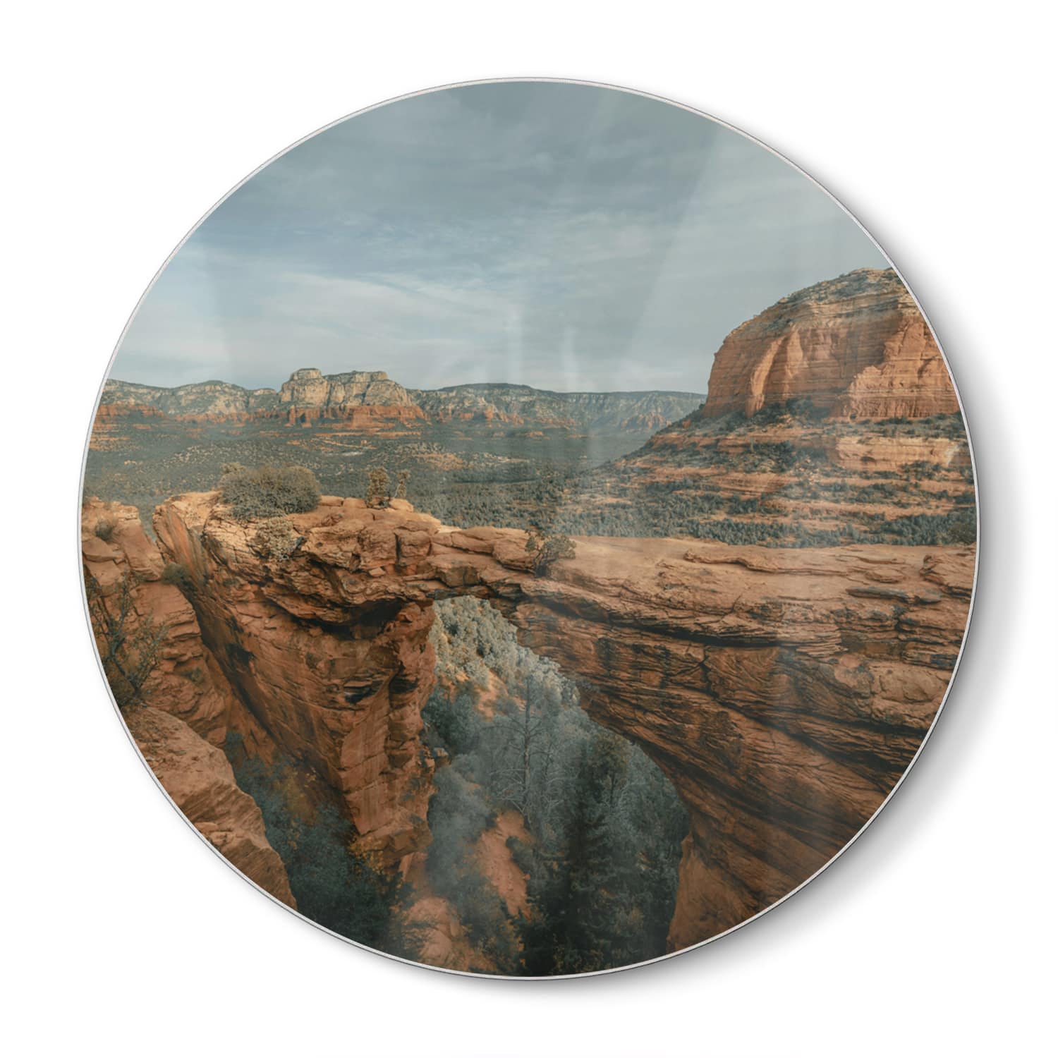 Schneidebrett Rund - Felsen in den Canyons