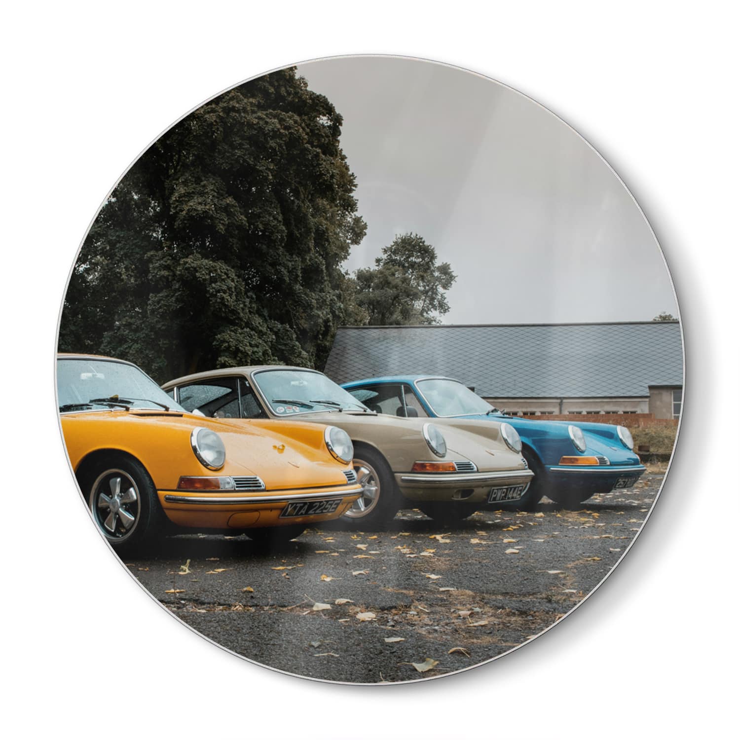 Schneidebrett Rund - Porsche 911 1970