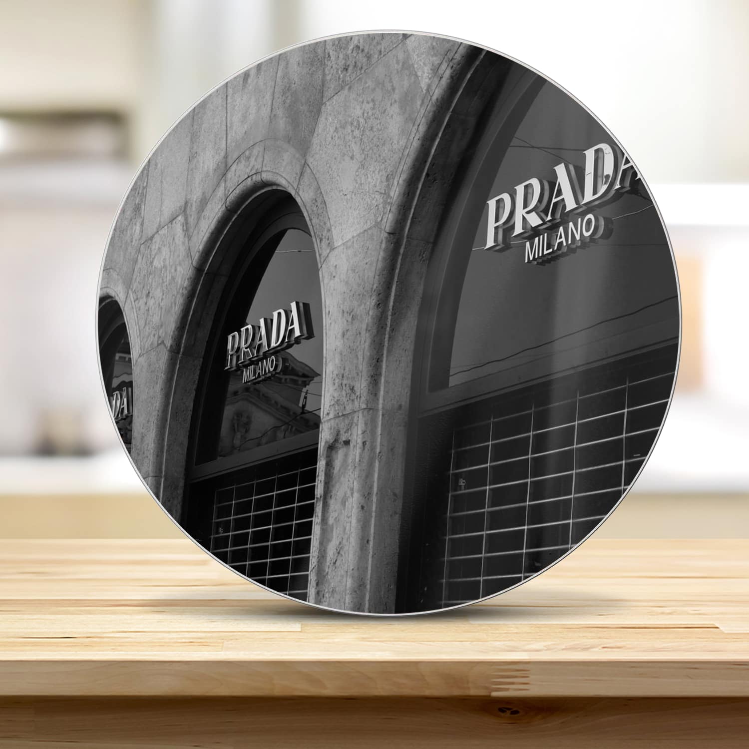 Schneidebrett Rund - Prada Milano