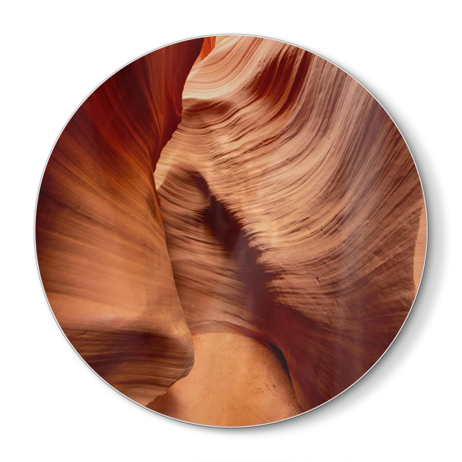 Schneidebrett Rund - Tief in der Antelope Canyon